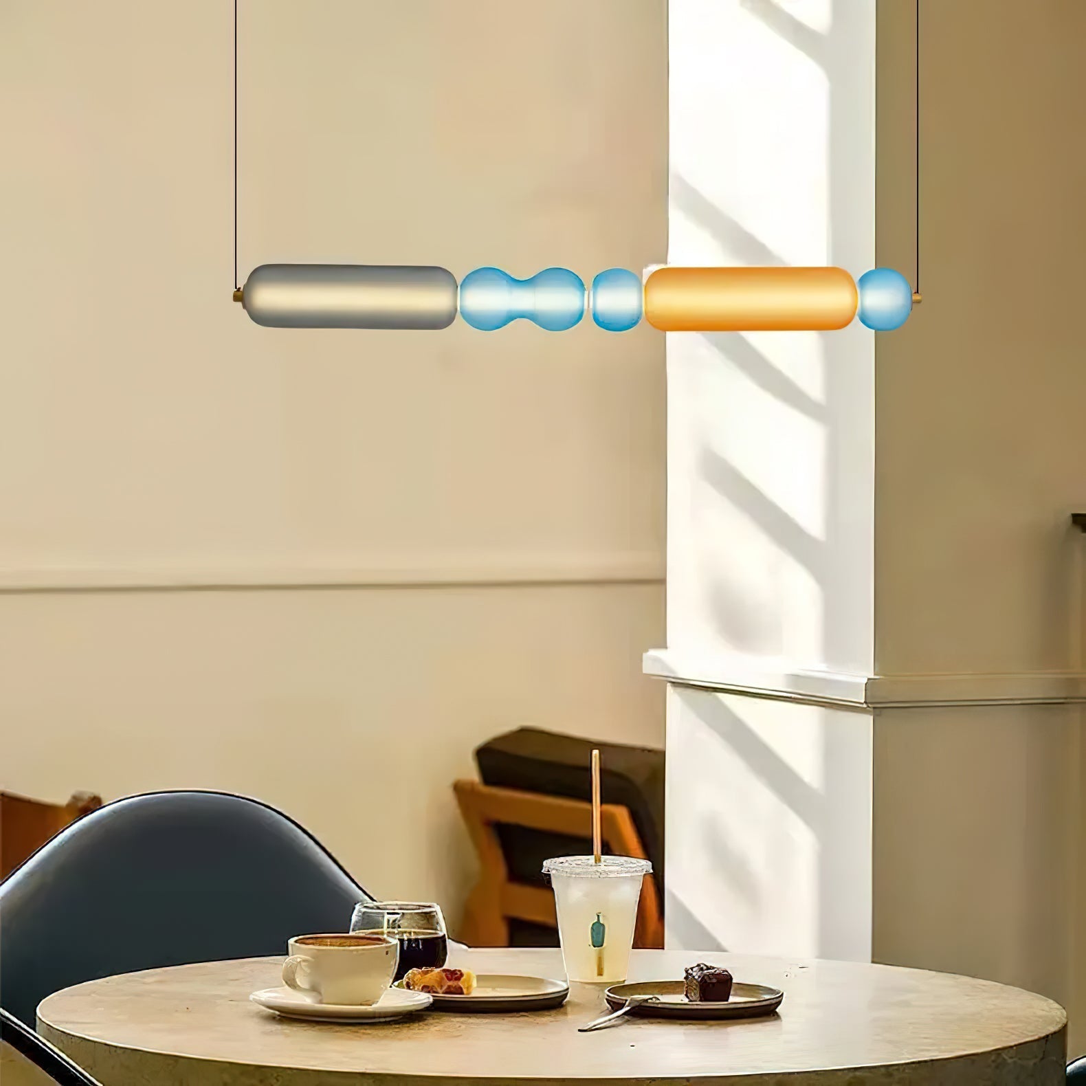 Lioririse Pendant Lamp Colored Glass Modern