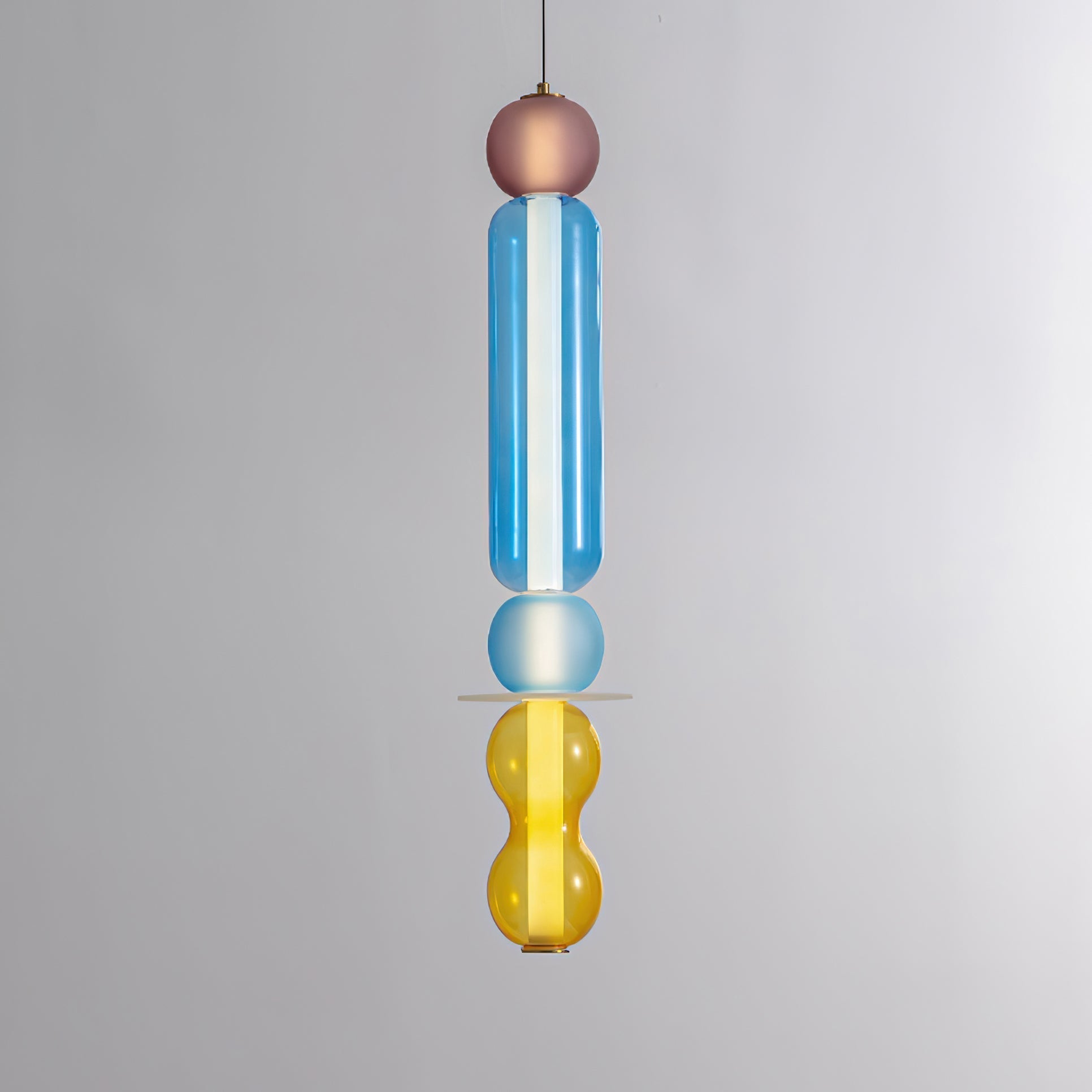 Lioririse Pendant Lamp Colored Glass Modern