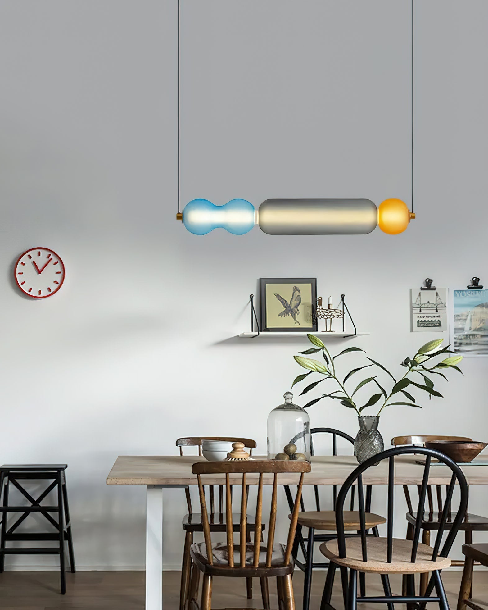 Lioririse Pendant Lamp Colored Glass Modern