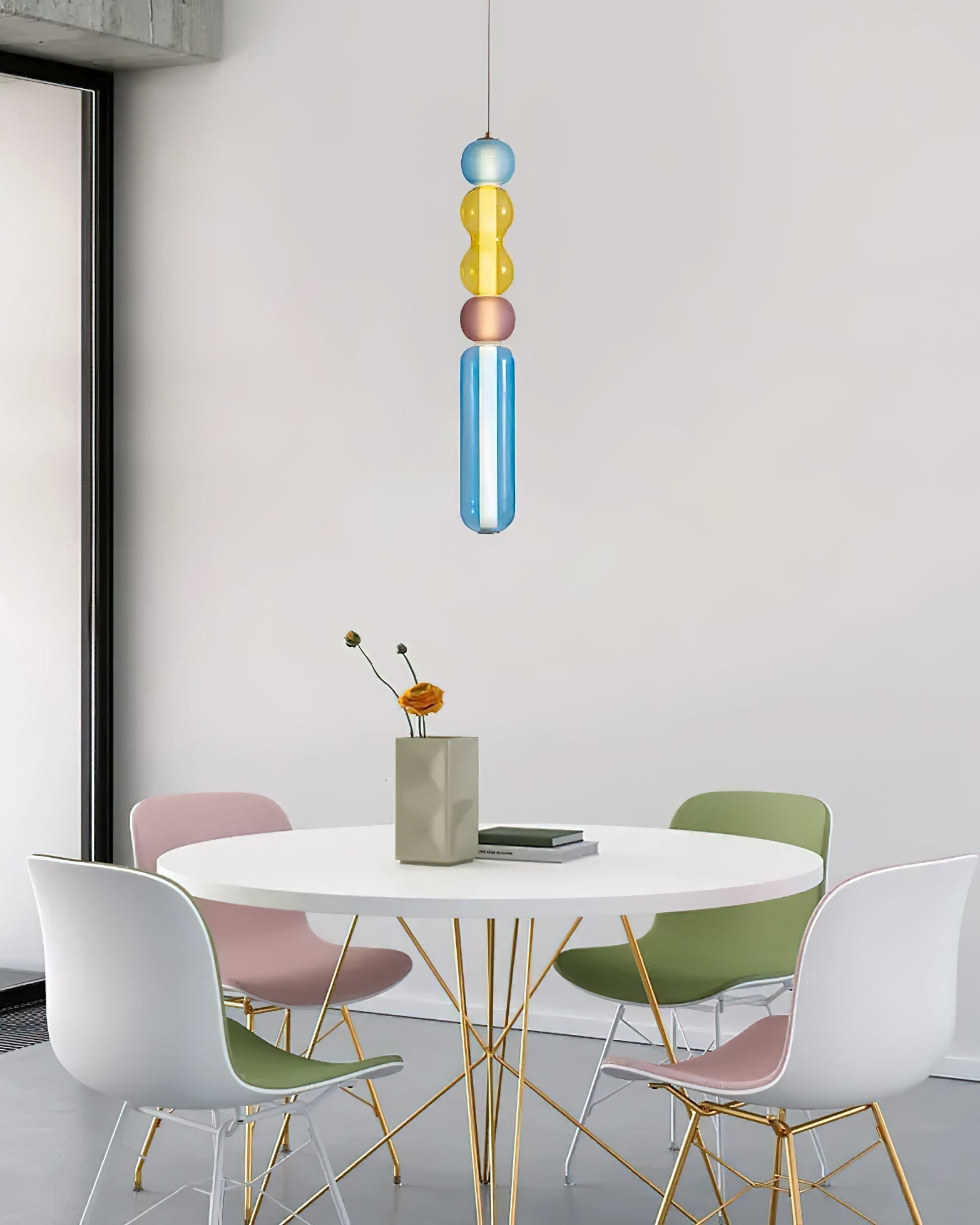 Lioririse Pendant Lamp Colored Glass Modern