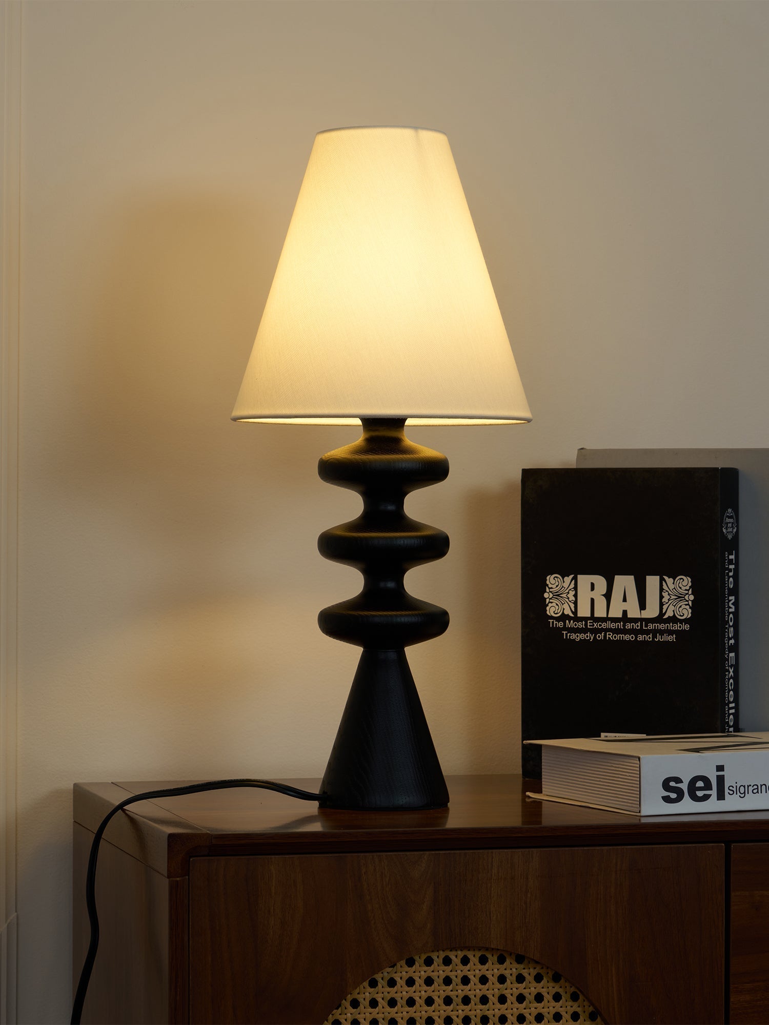 Zelms Modern Wood Table Lamp