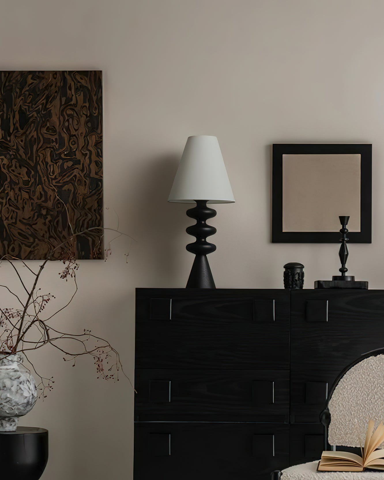 Zelms Modern Wood Table Lamp