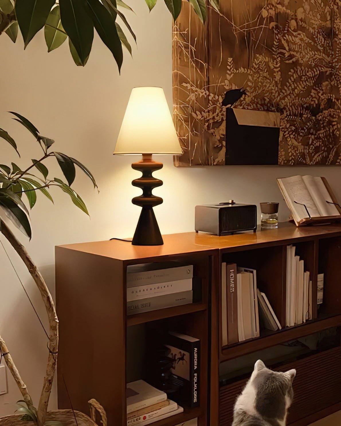 Zelms Modern Wood Table Lamp