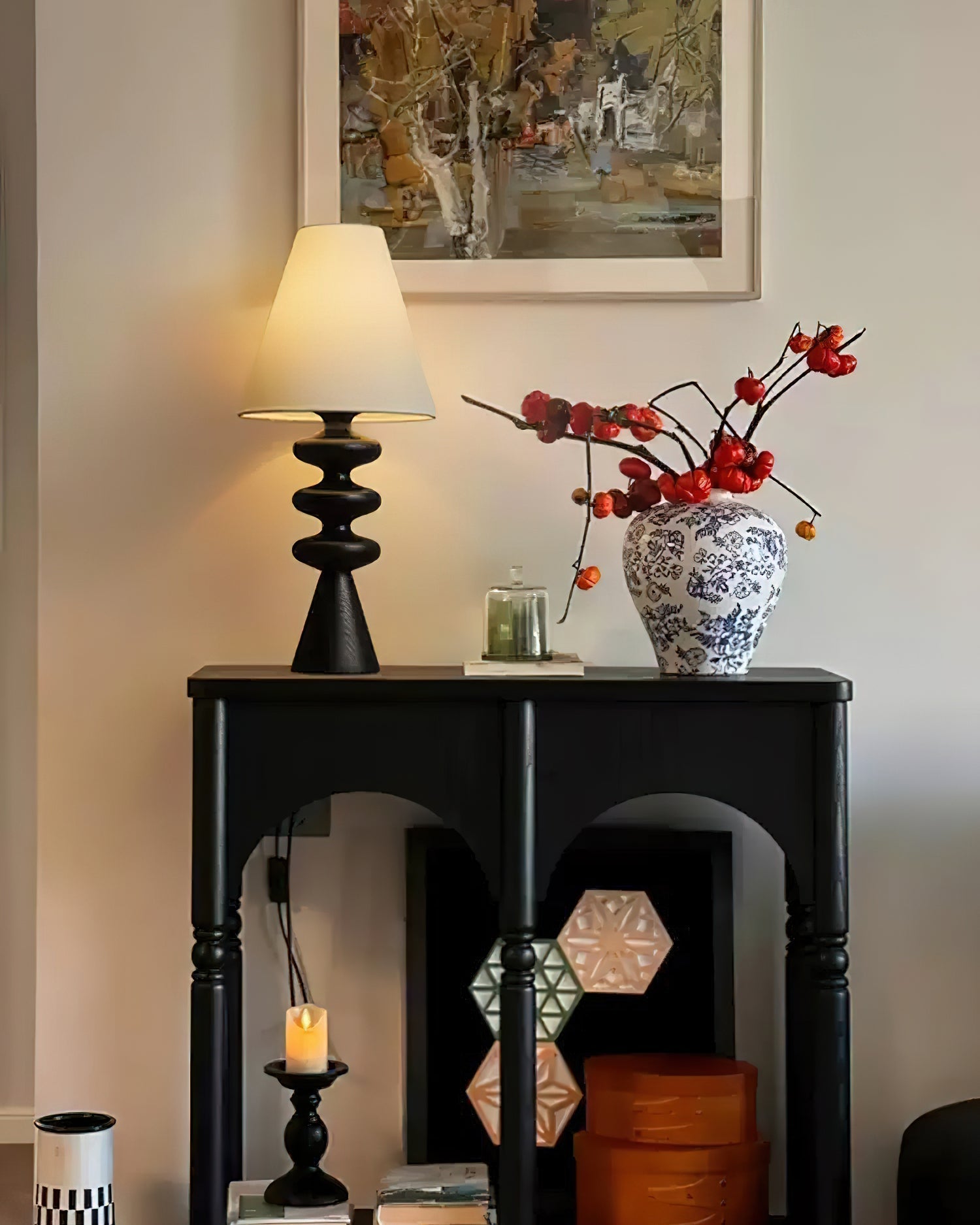 Zelms Modern Wood Table Lamp