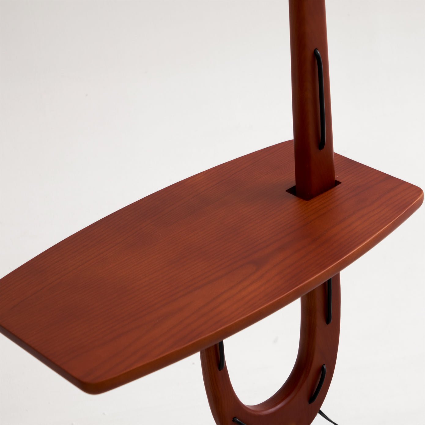 Vemara Mid Century Wood Floor Lamp