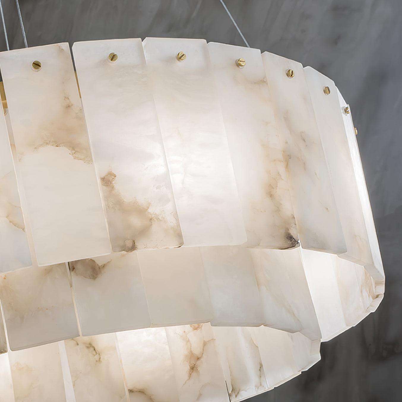 Dovin Alabaster Round Pendant Light