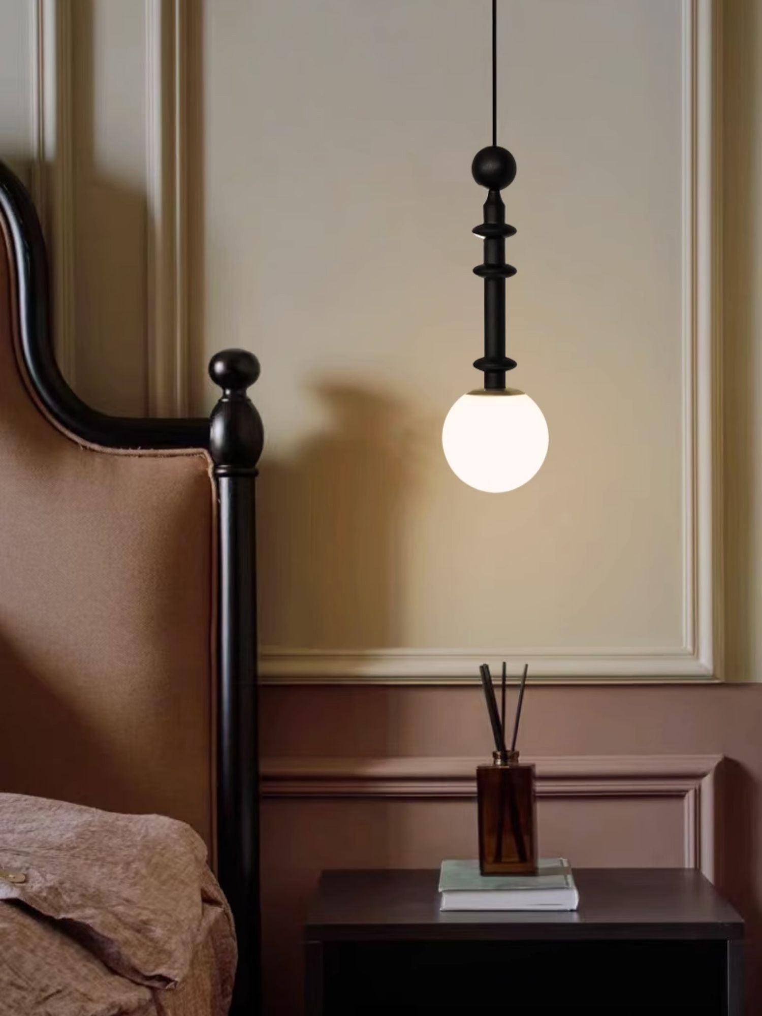 Barvel Wood Industrial Pendant Light