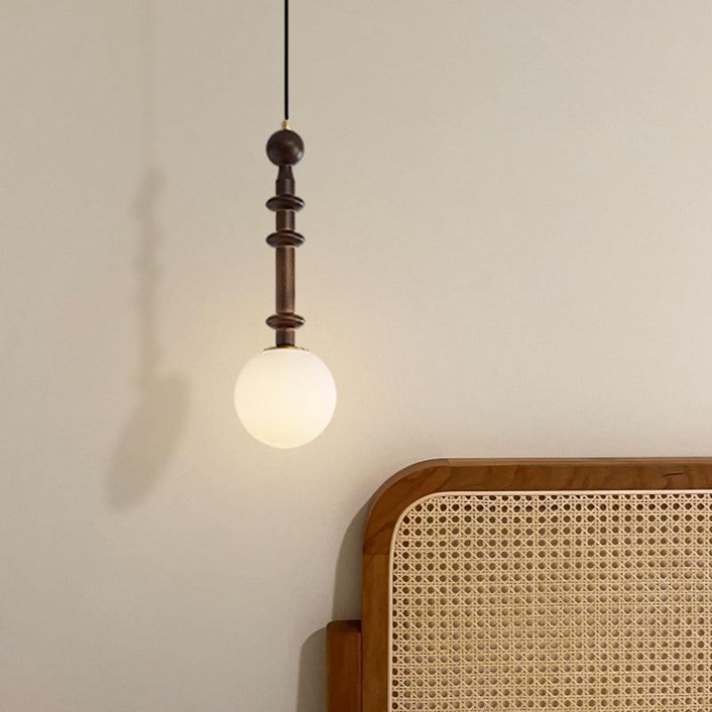 Barvel Wood Industrial Pendant Light