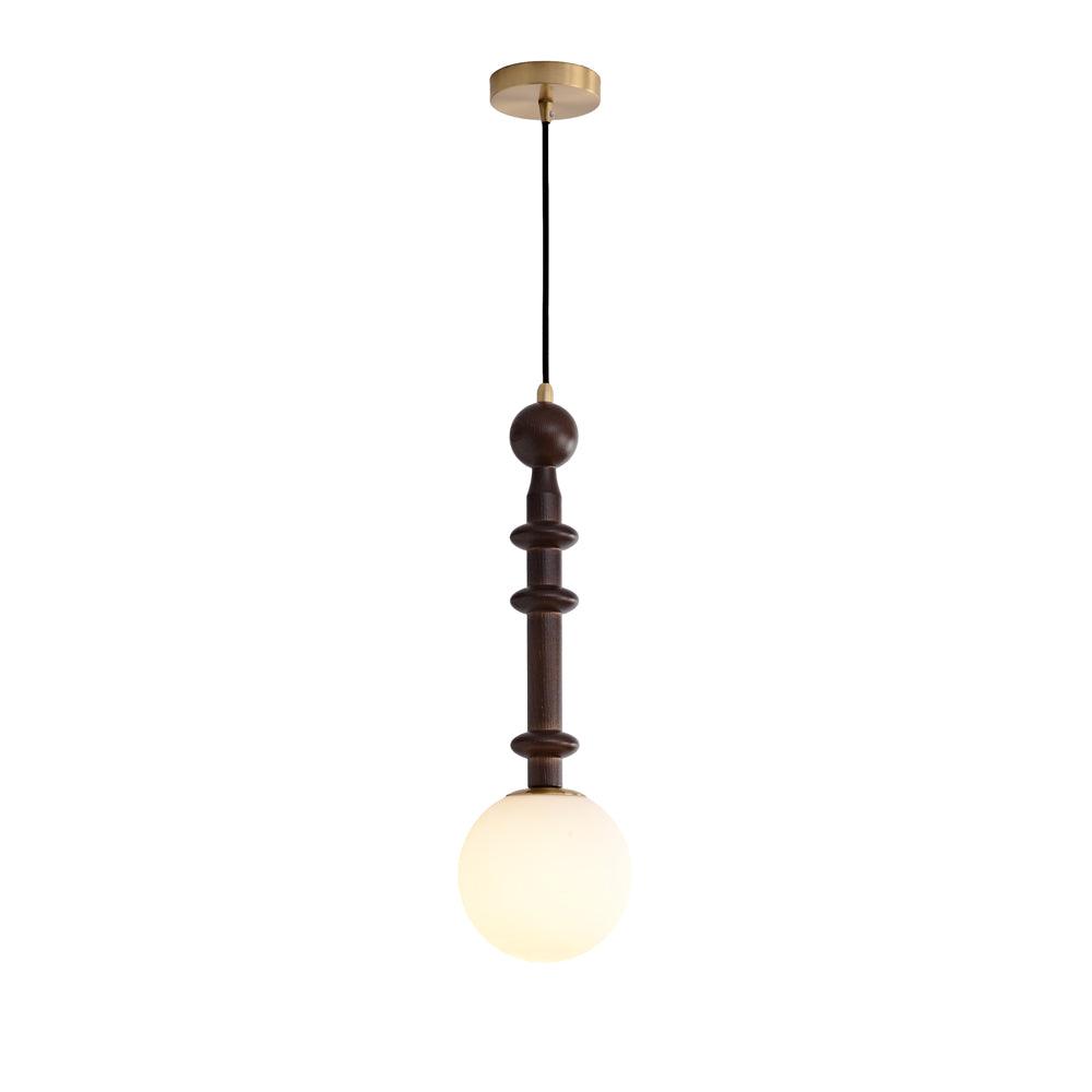 Barvel Wood Industrial Pendant Light