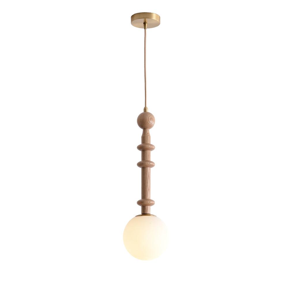 Barvel Wood Industrial Pendant Light