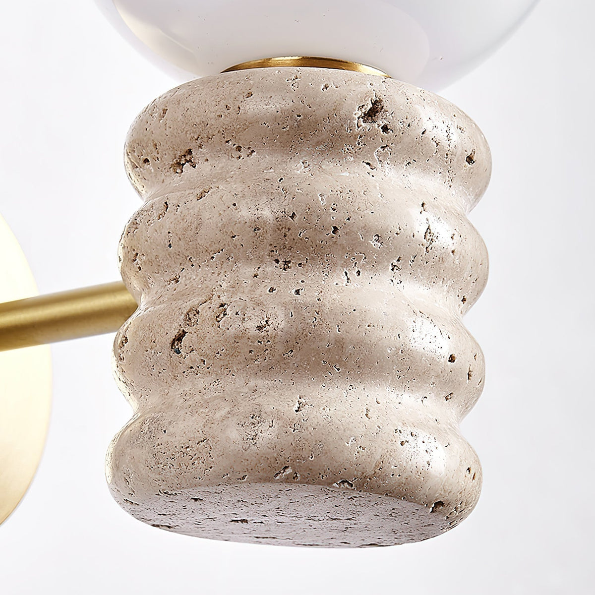 Zevelara Stacked Travertine Wall Light