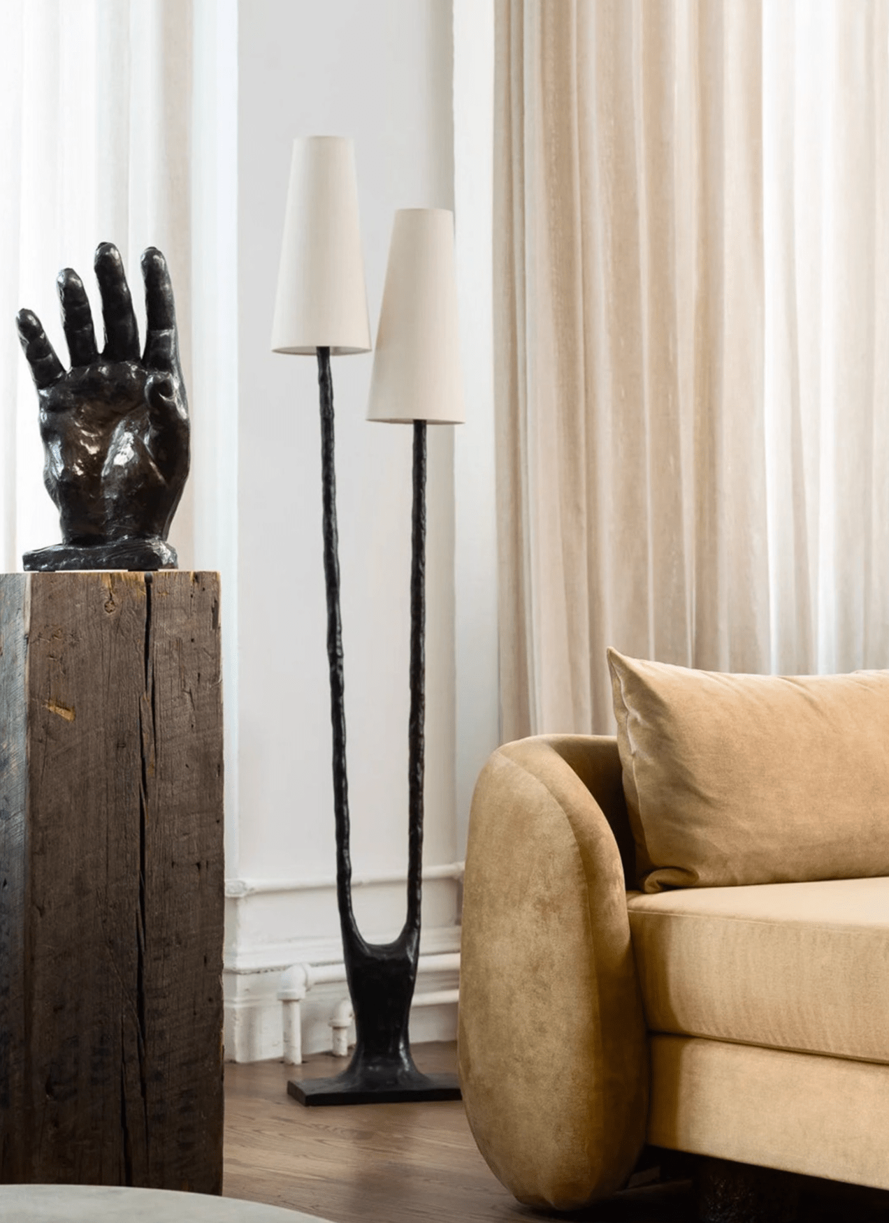 Bran Rooted Floor Light