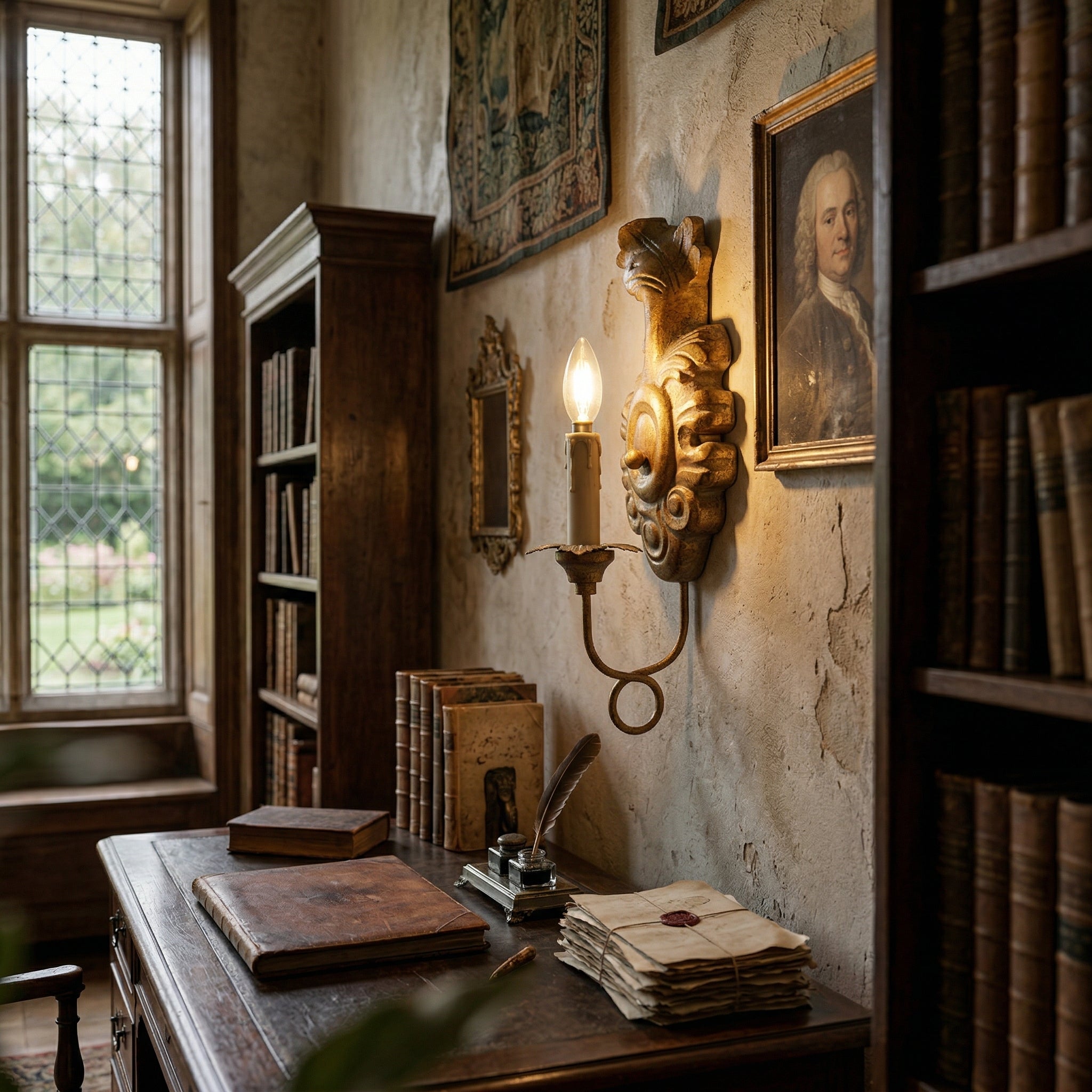 Hawstead Wood Indoor Wall Light