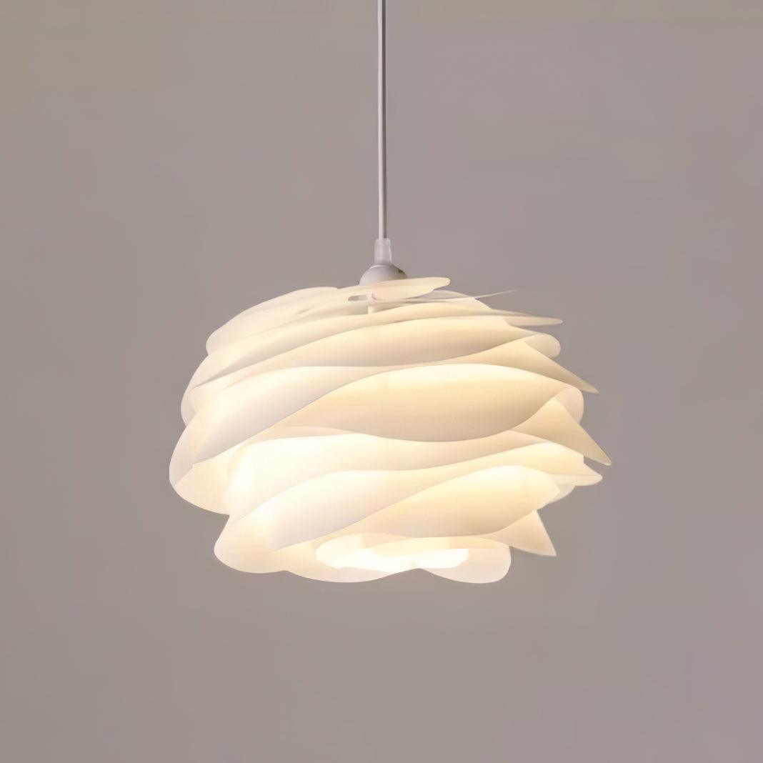 Kirove Pendant Lamp PVC Rose Floral Layered Romantic