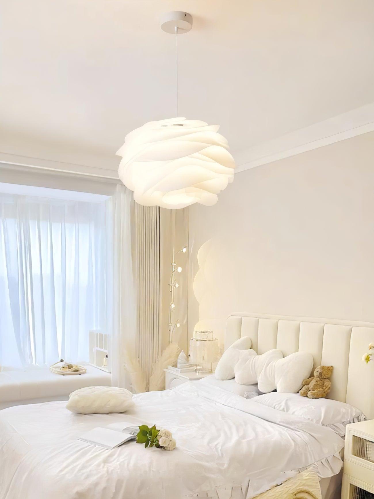 Kirove Pendant Lamp PVC Rose Floral Layered Romantic