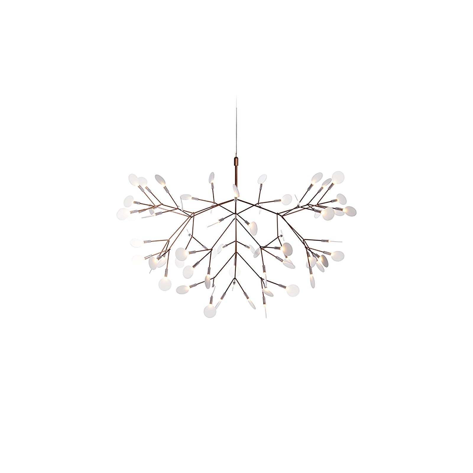 Auroreon Chandelier Rose Gold Firefly LED Branch