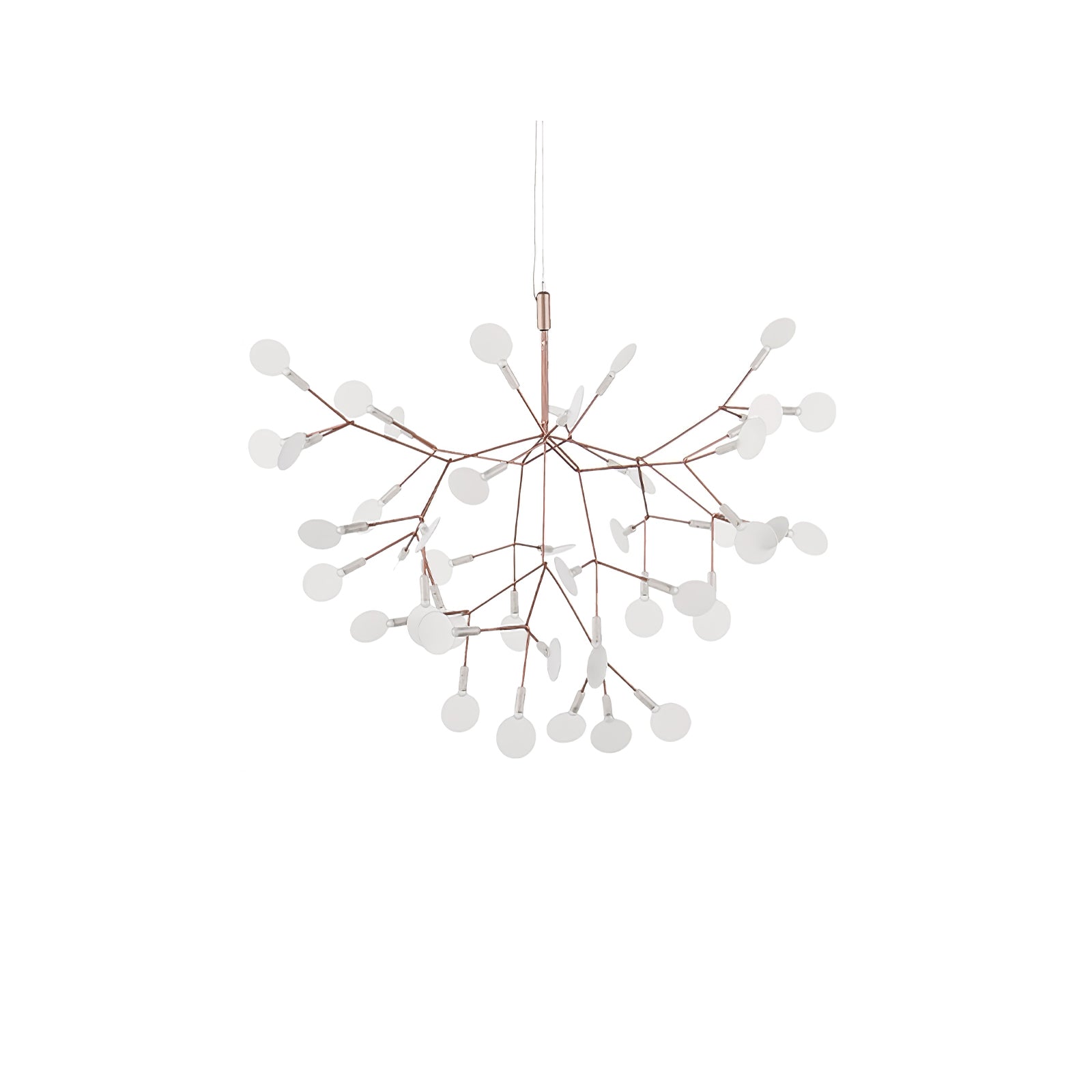Auroreon Chandelier Rose Gold Firefly LED Branch