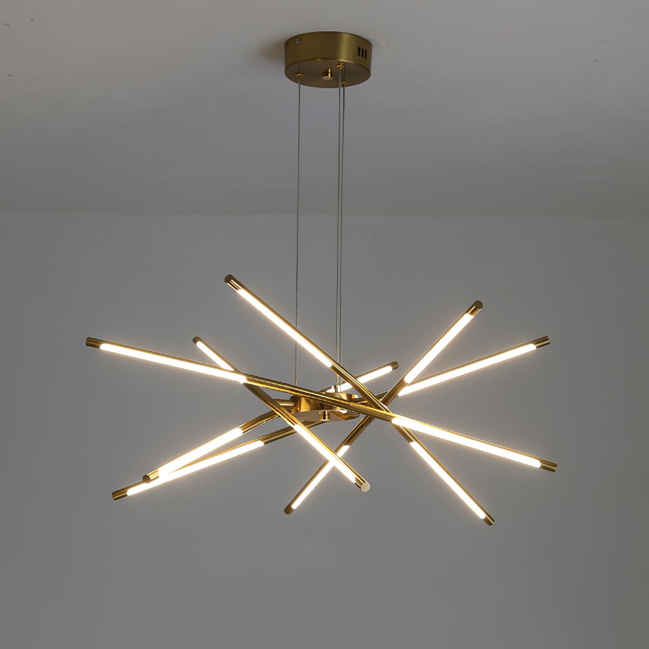 Lustra Chandelier Rotatable LED Modern - Neutral Decor