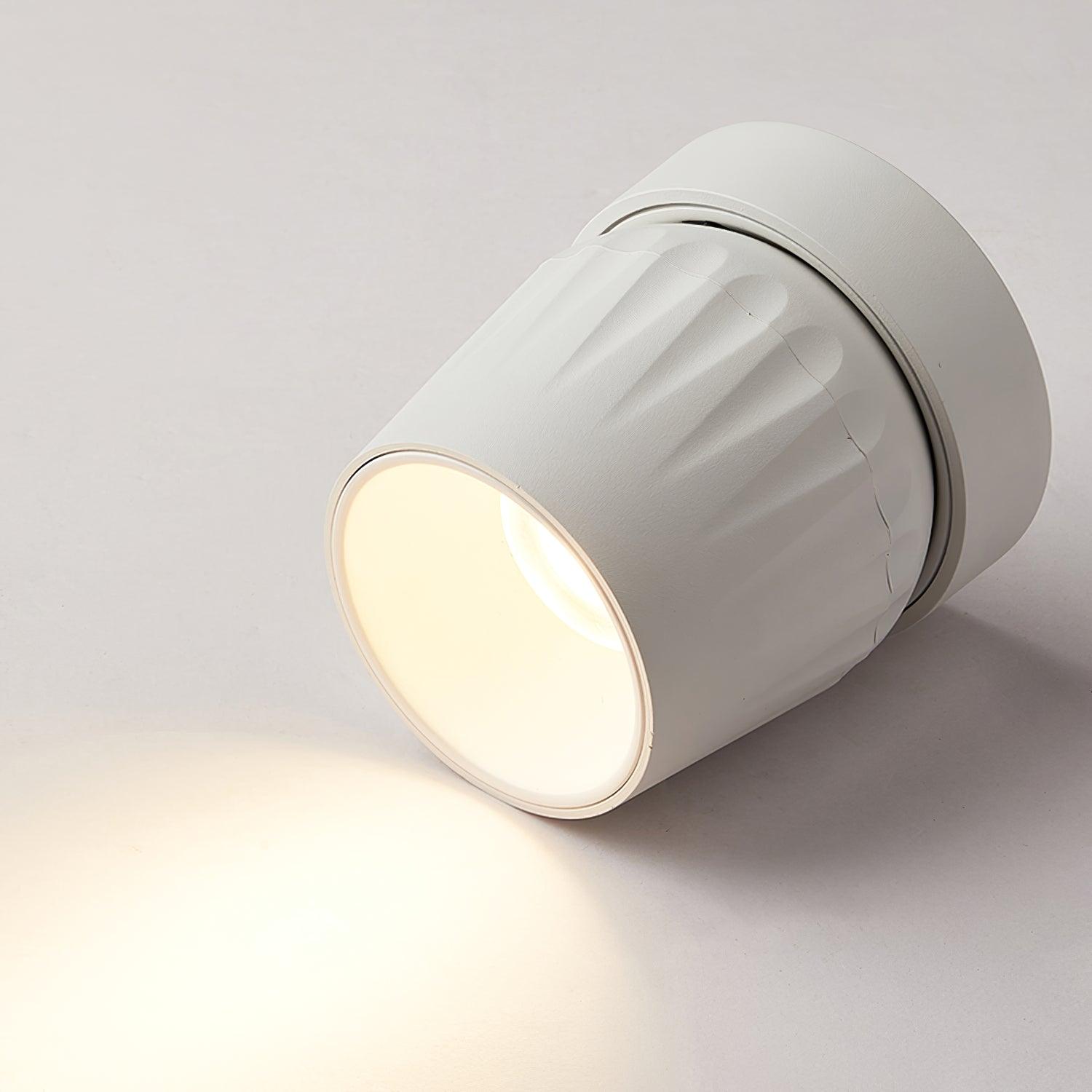 Keveny Spotlight Aluminum Ribbed Rotatable Minimalist