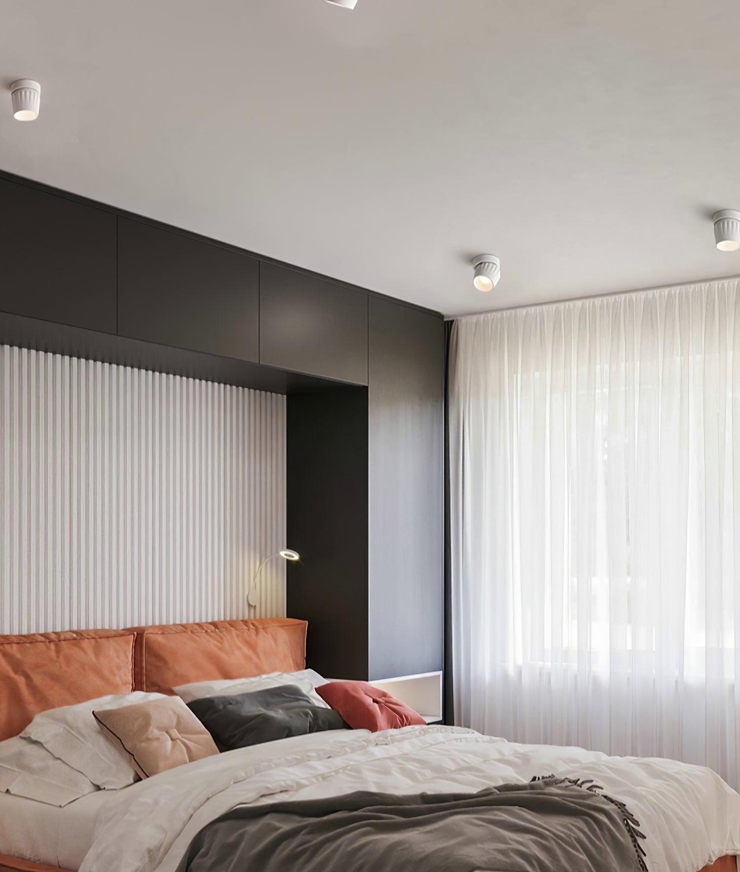 Keveny Spotlight Aluminum Ribbed Rotatable Minimalist