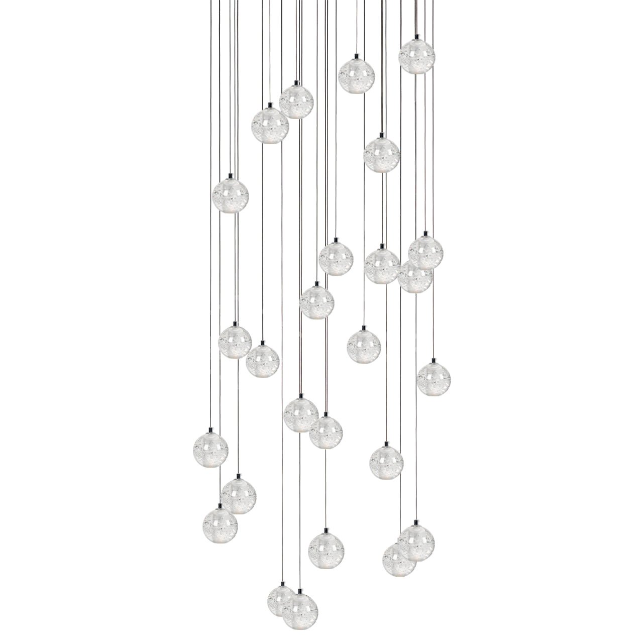 Crystal Bubble Cluster Pendant Light