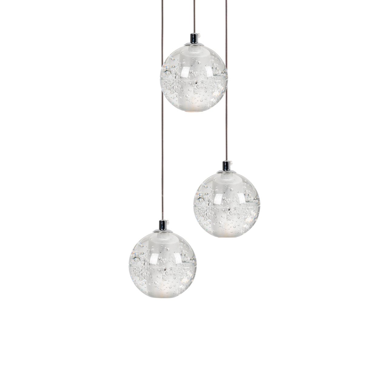 Crystal Bubble Cluster Pendant Light