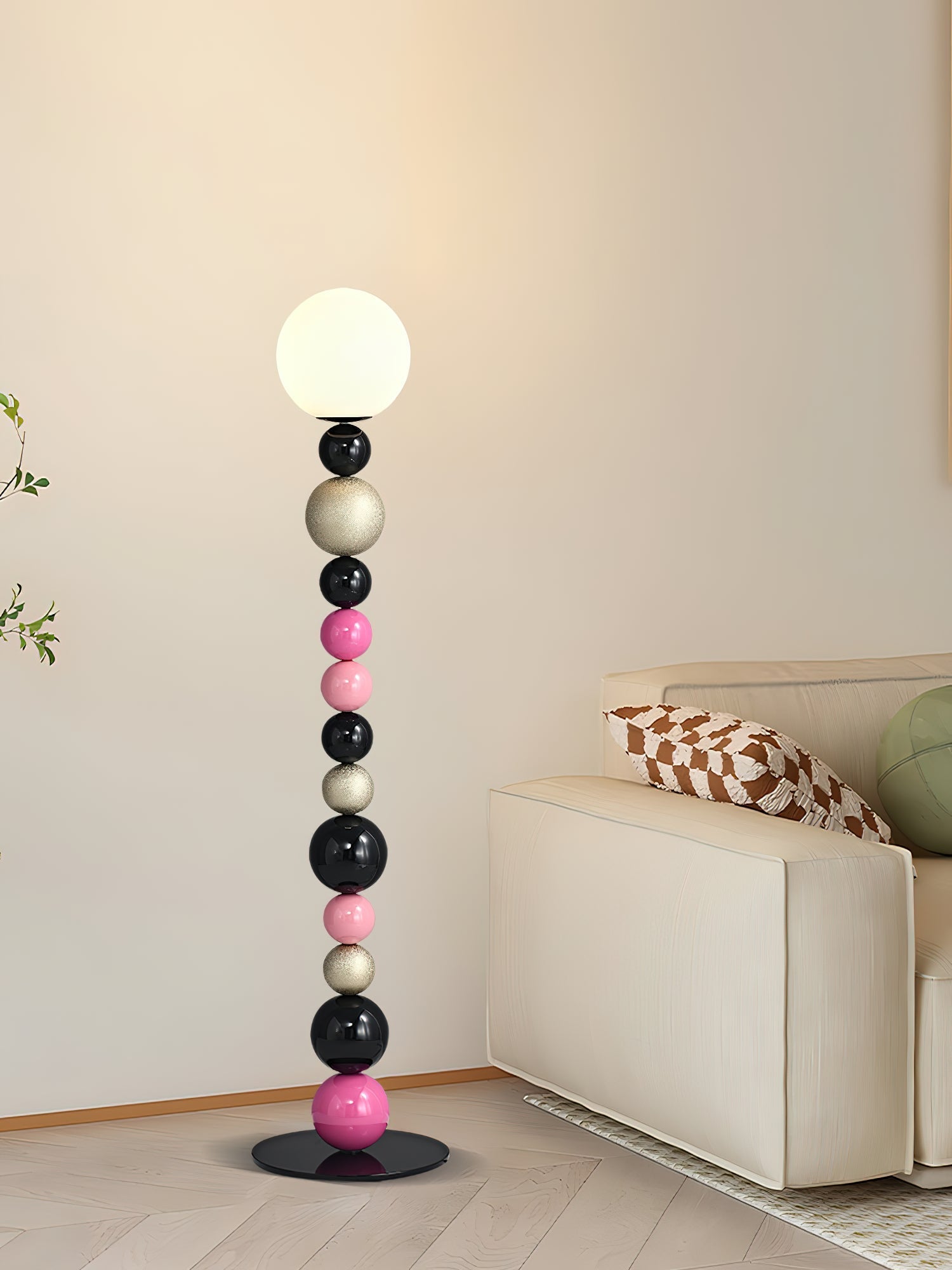 Kaleido Round Balls Stacking Floor Lamp