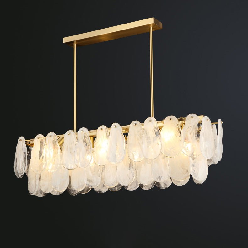Dren Postmodern Luxury Round Cloud Glass Chandelier