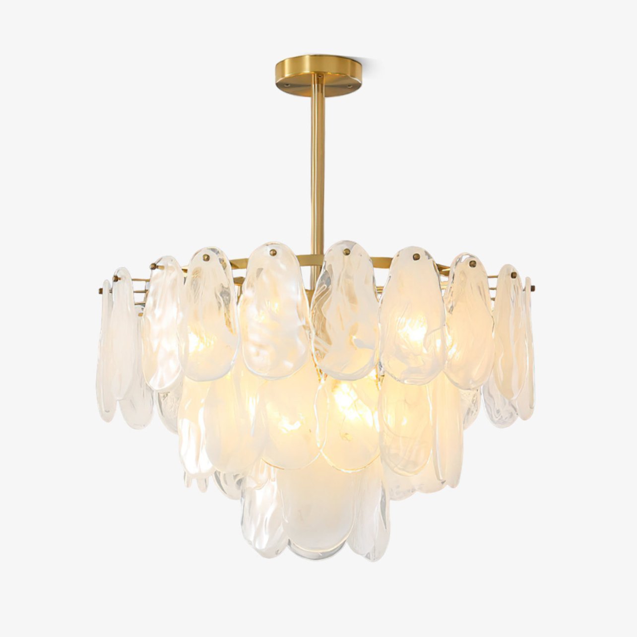 Dren Postmodern Luxury Round Cloud Glass Chandelier