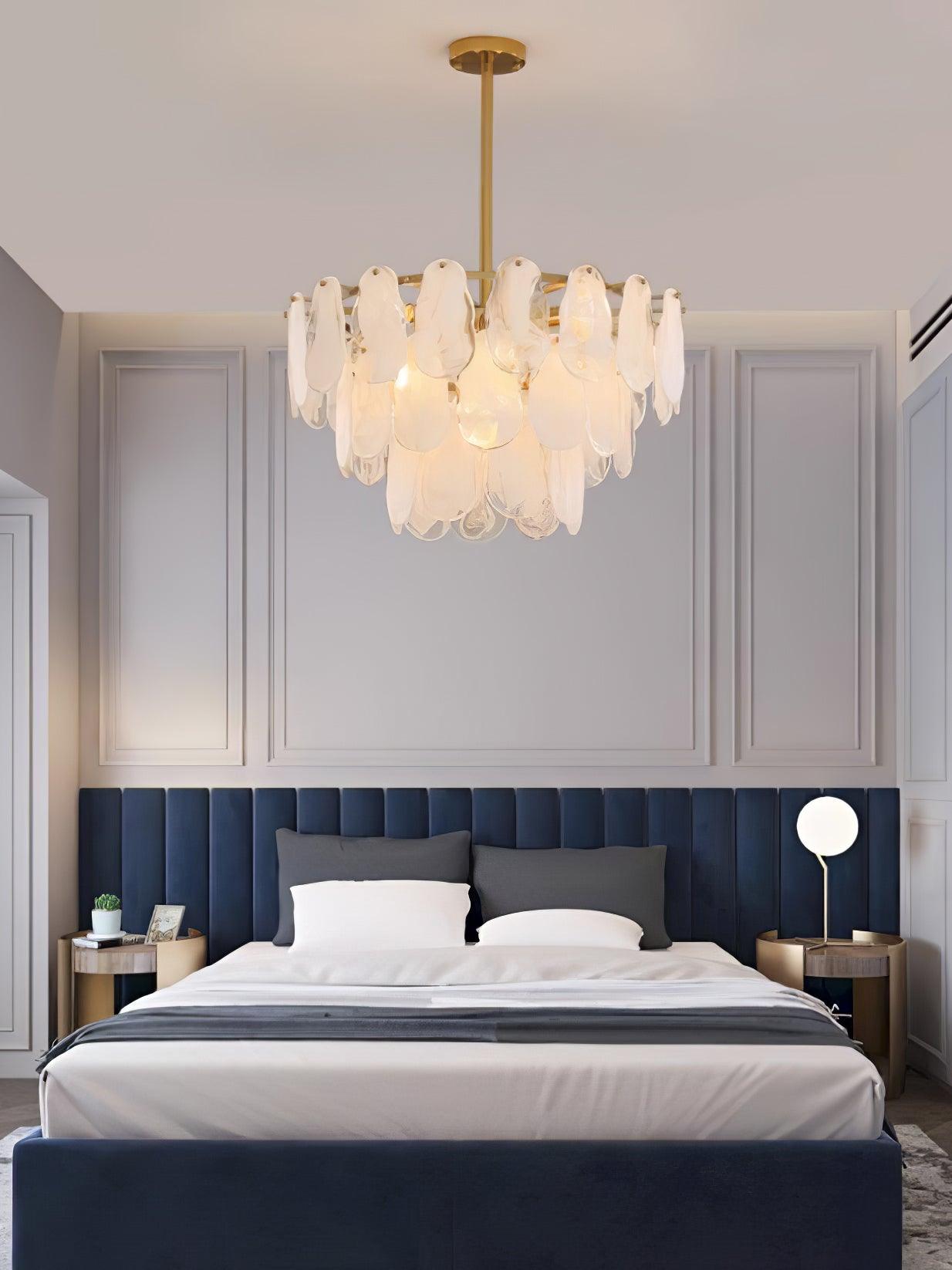 Dren Postmodern Luxury Round Cloud Glass Chandelier