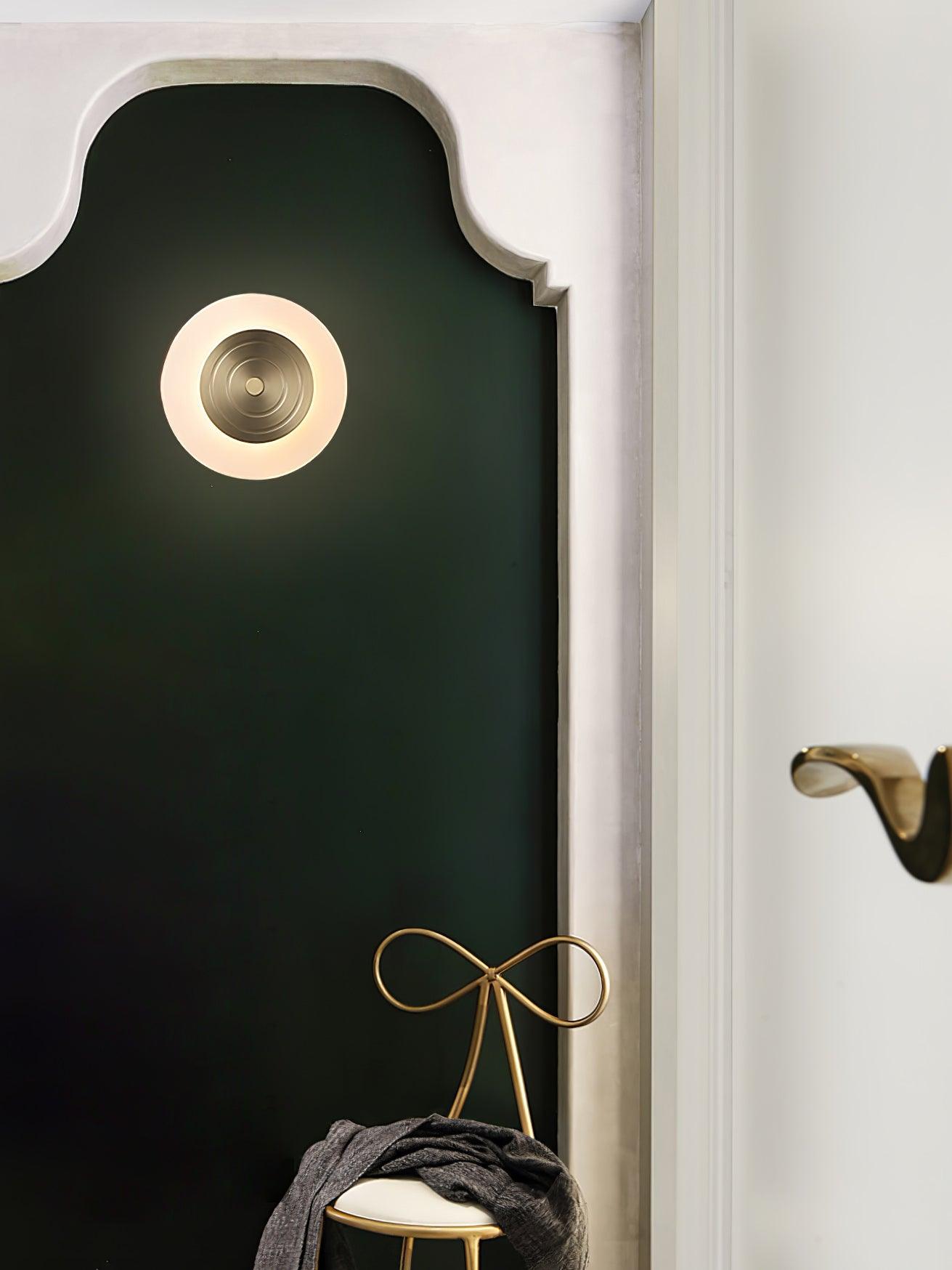 Pyrron Round Moon Wall Lamp
