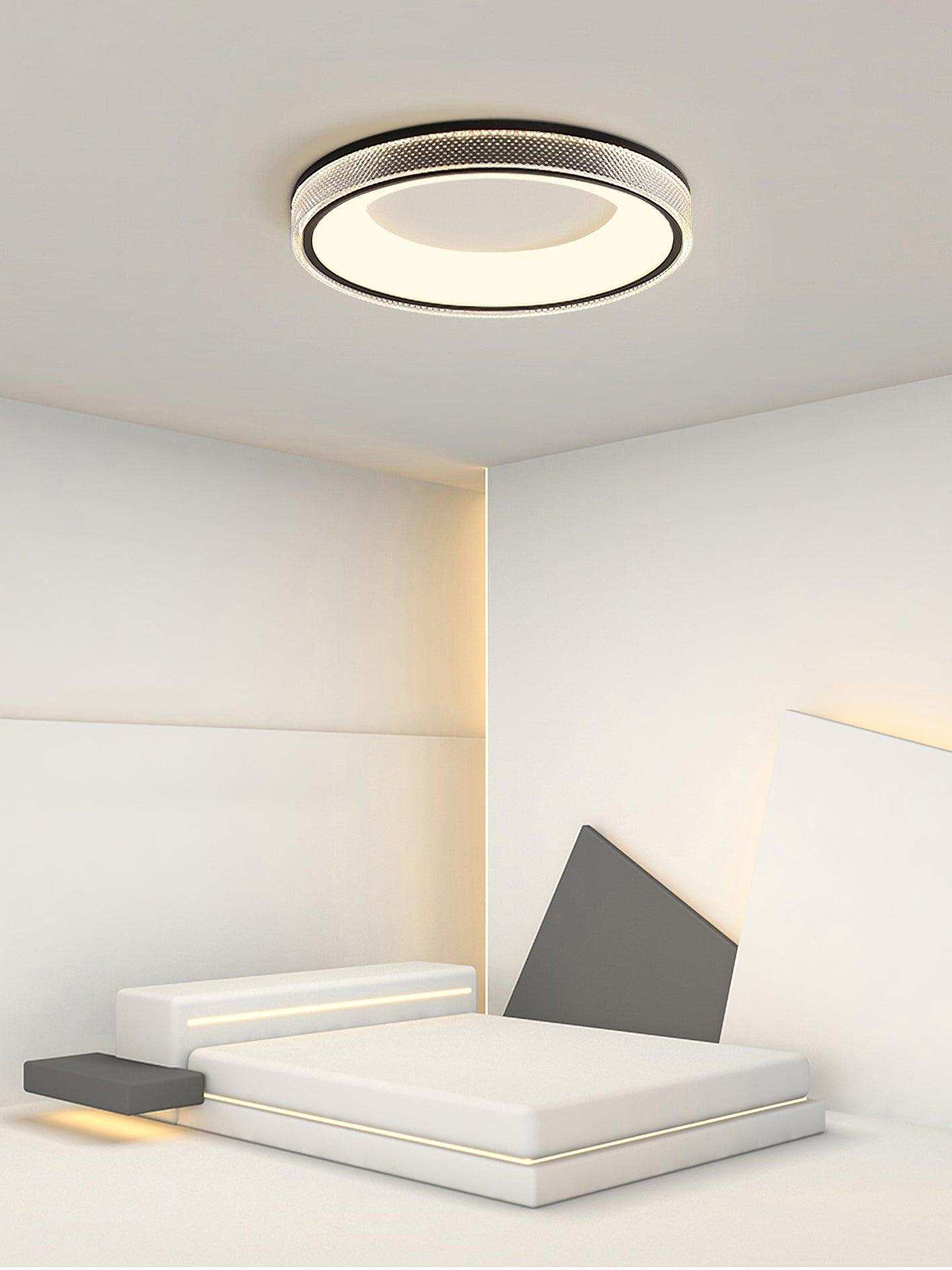 Liroxen Ceiling Lamp Round Recessed Minimalist Warm