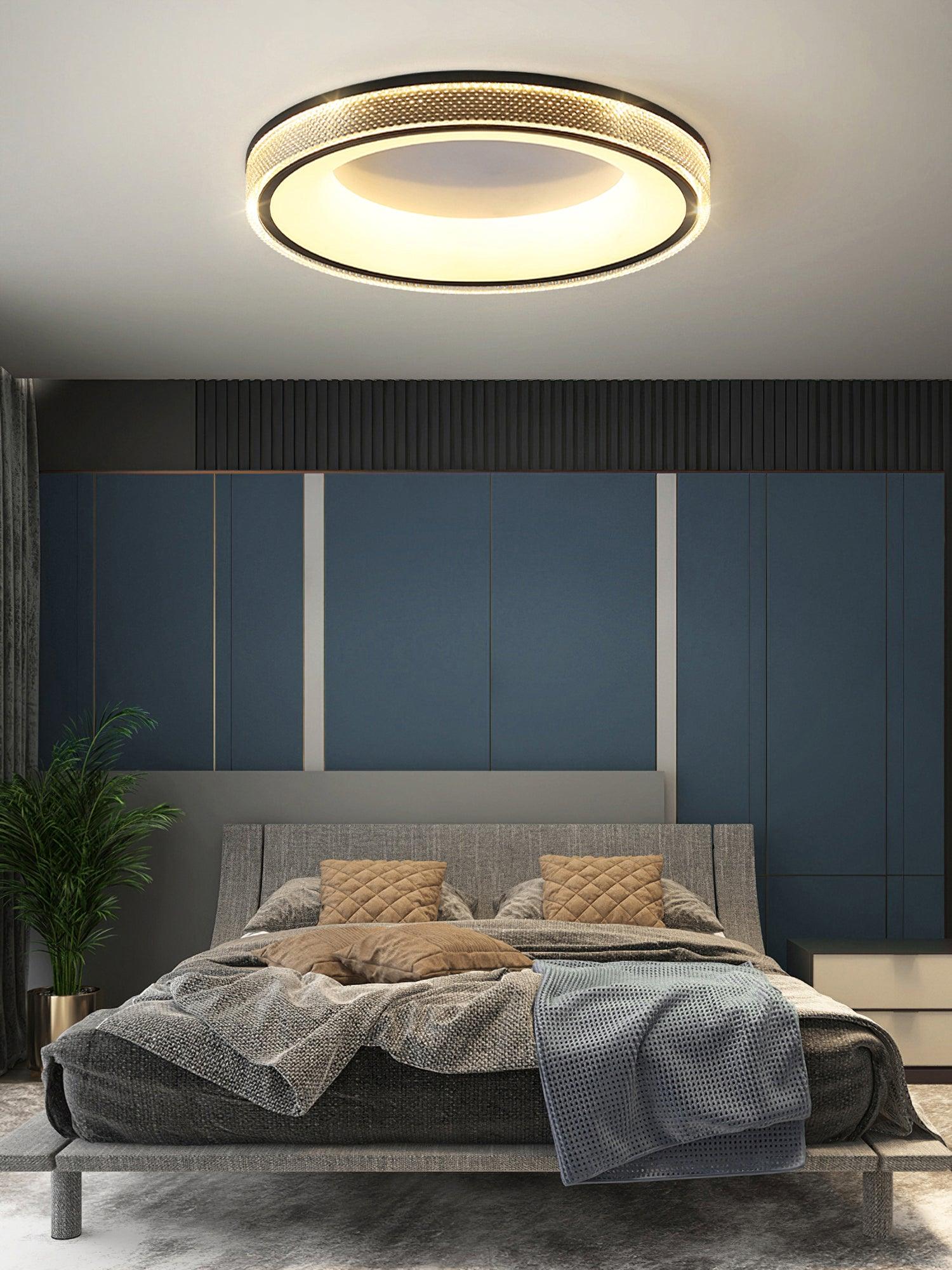 Liroxen Ceiling Lamp Round Recessed Minimalist Warm