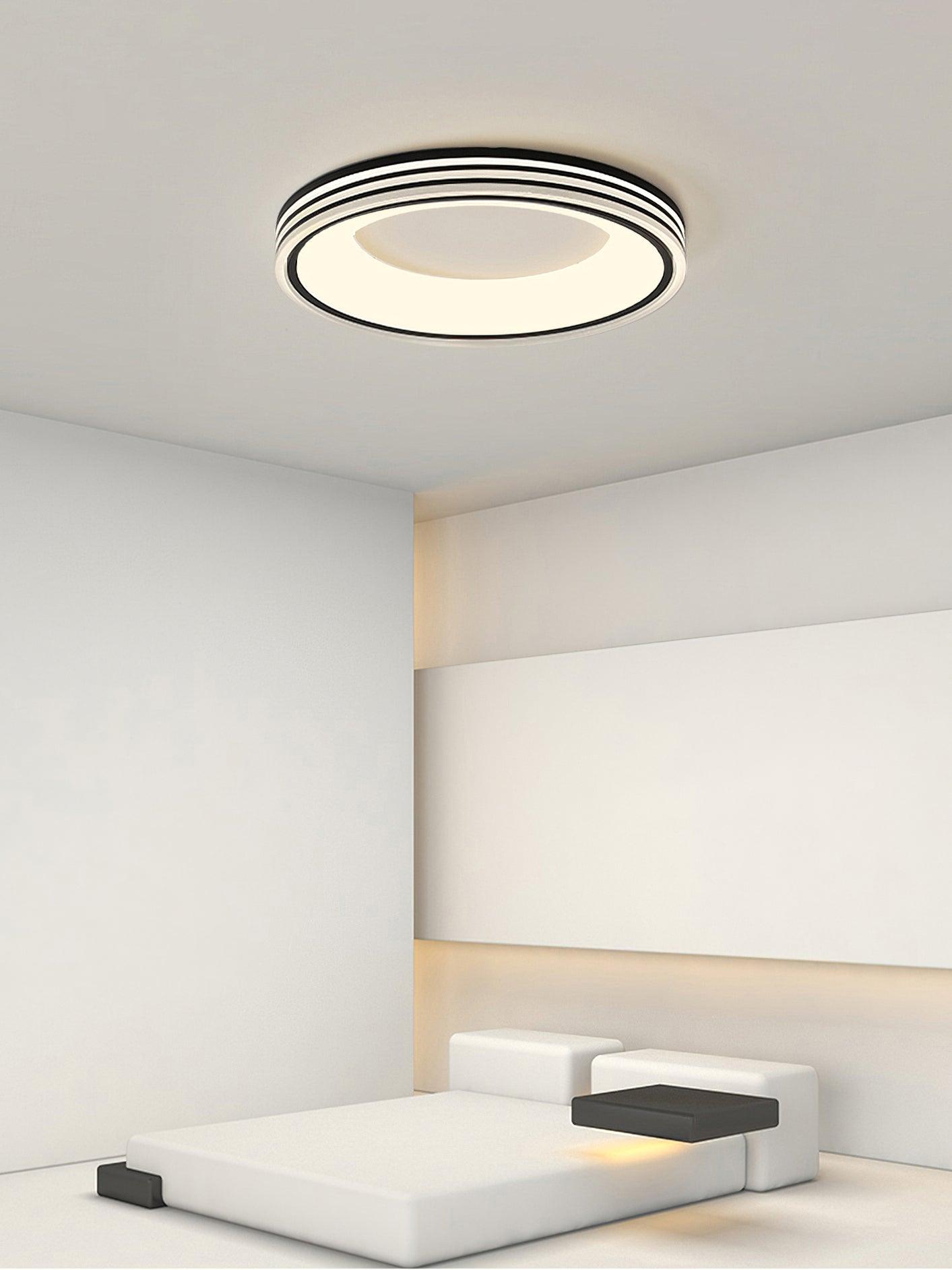 Liroxen Ceiling Lamp Round Recessed Minimalist Warm