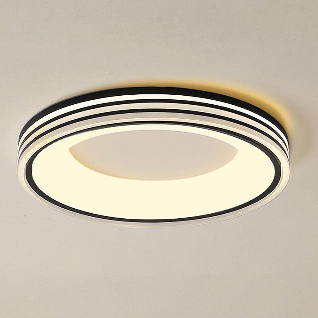 Liroxen Ceiling Lamp Round Recessed Minimalist Warm