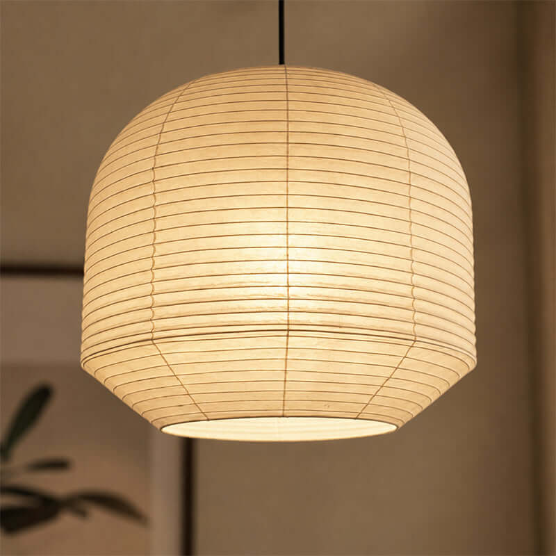 Rounded Paper Pendant Lamp