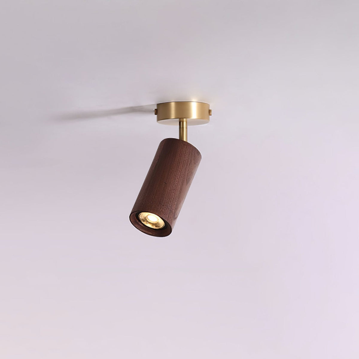 Caspwell Wood Flush Mount Ceiling Light