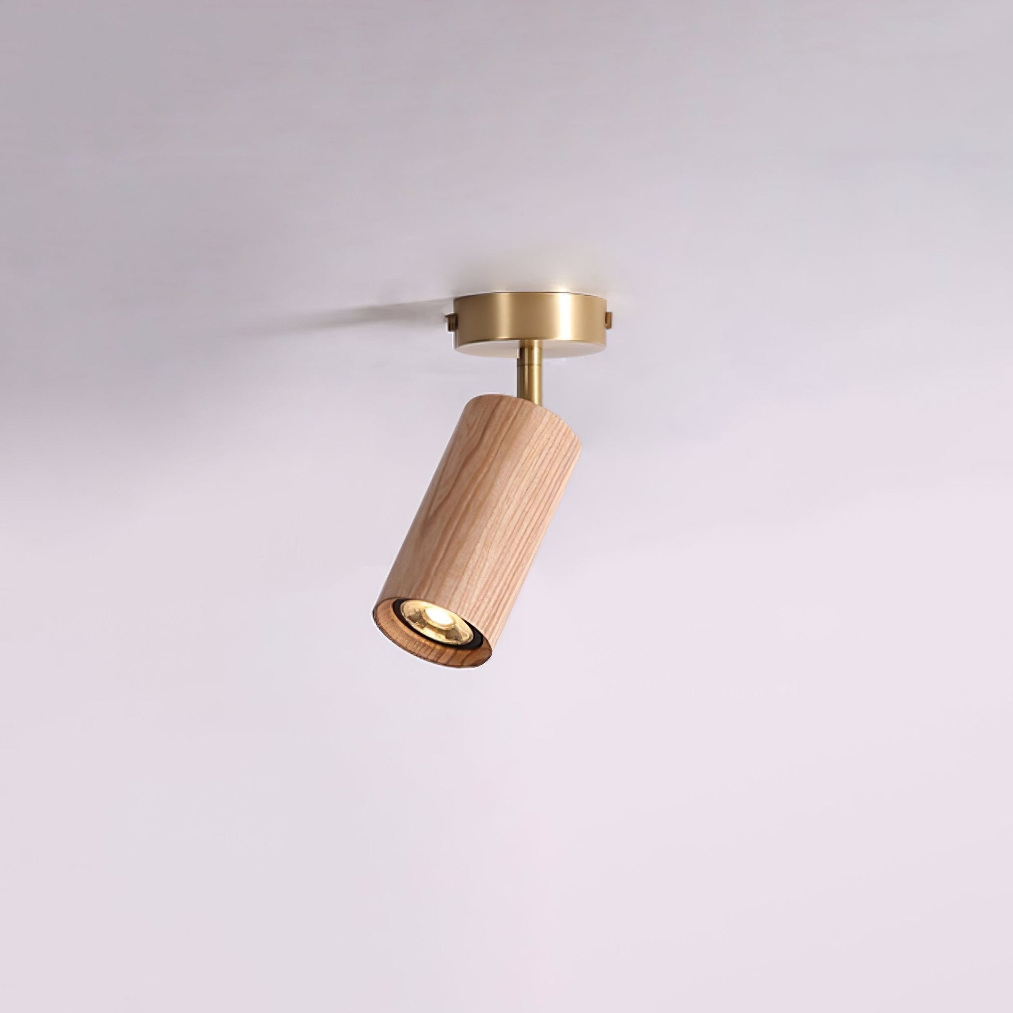Usolila Modern Minimalist Wood Ceiling Light