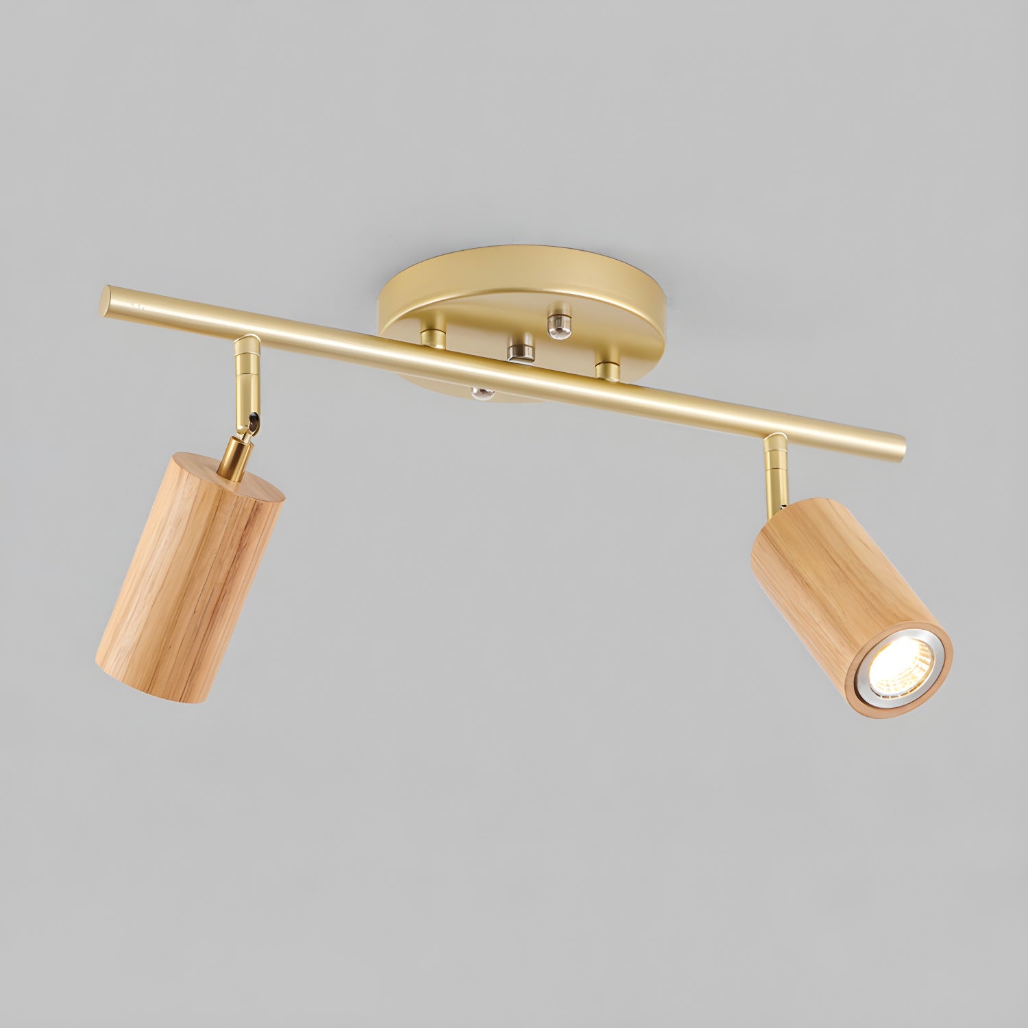 Usolila Modern Minimalist Wood Ceiling Light