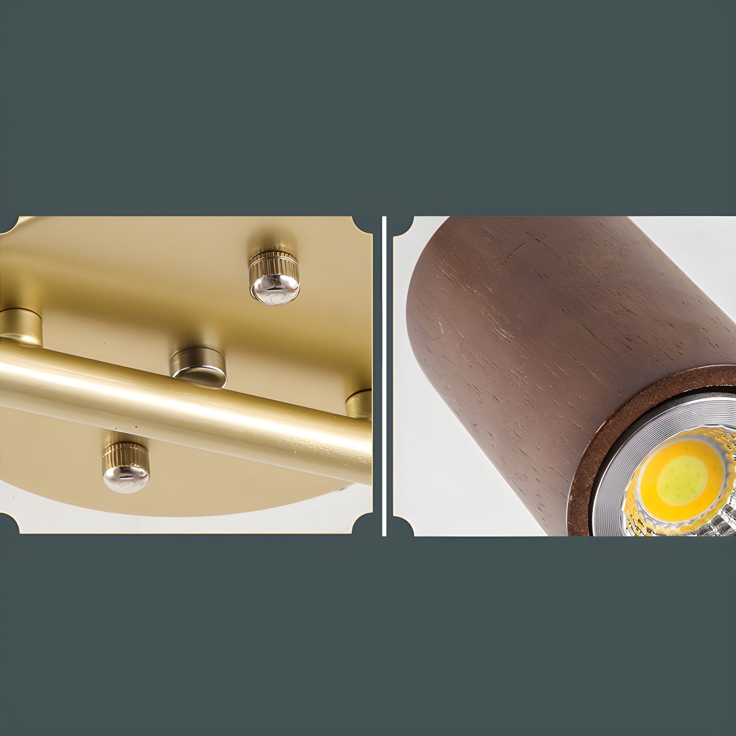 Usolila Modern Minimalist Wood Ceiling Light