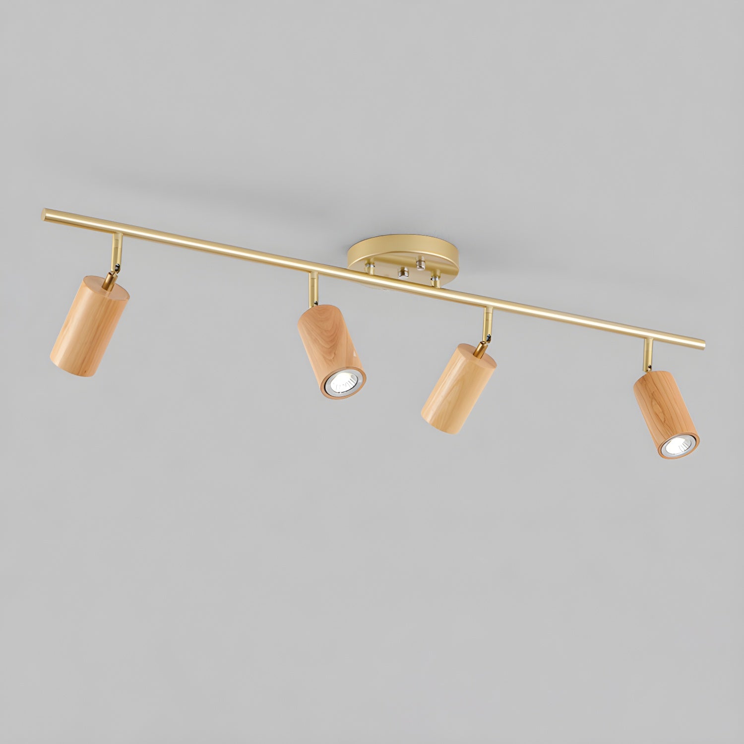Usolila Modern Minimalist Wood Ceiling Light