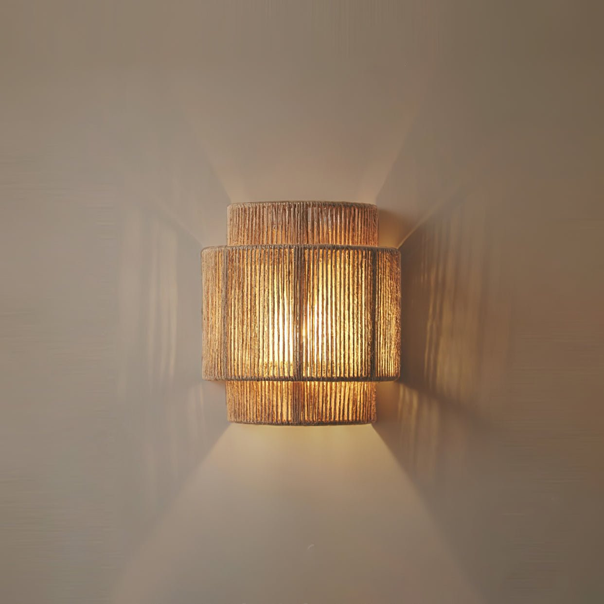 Velivaria Wall Lamp Rustic Weave