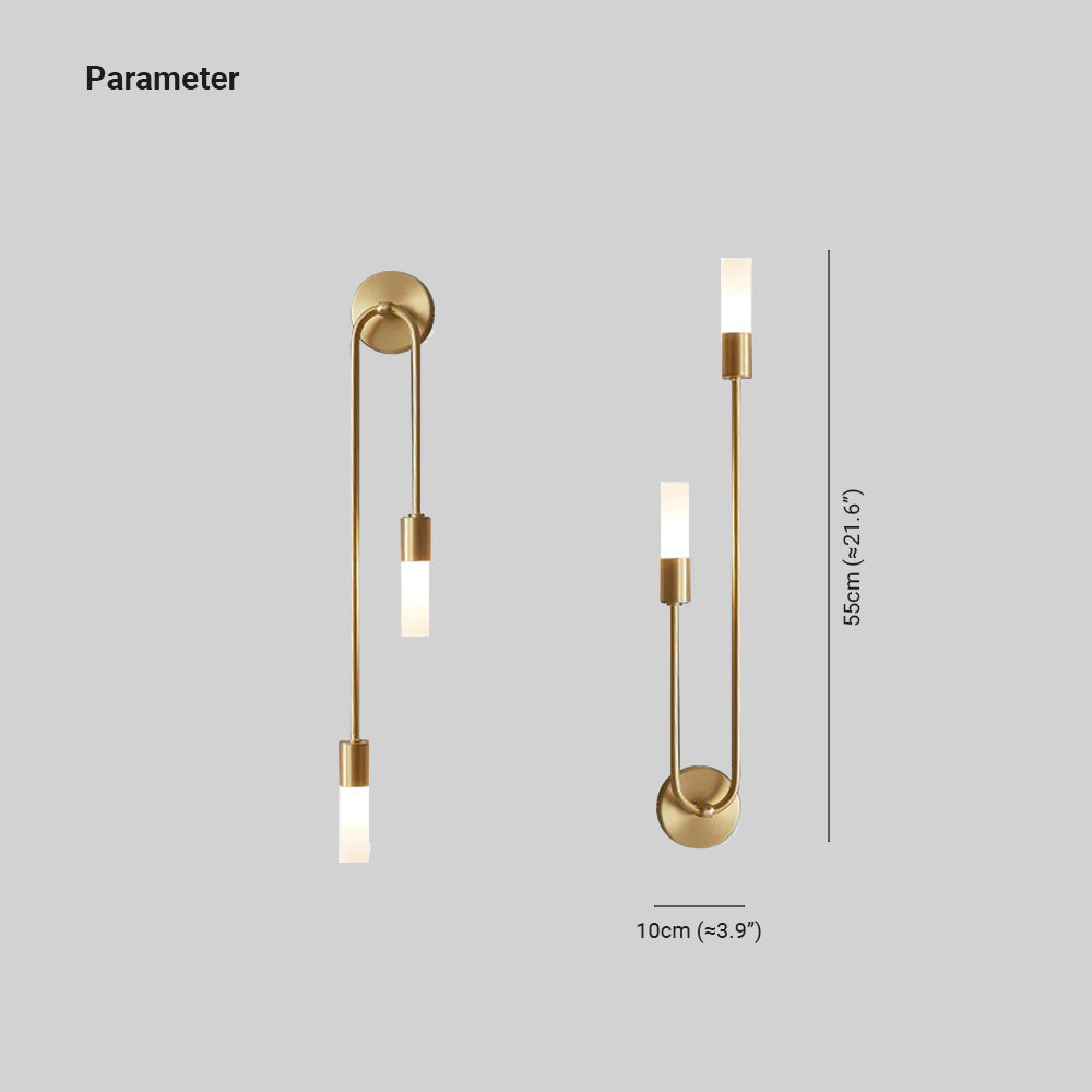 Arisha Modern Stick Wall Sconce for Bedeside