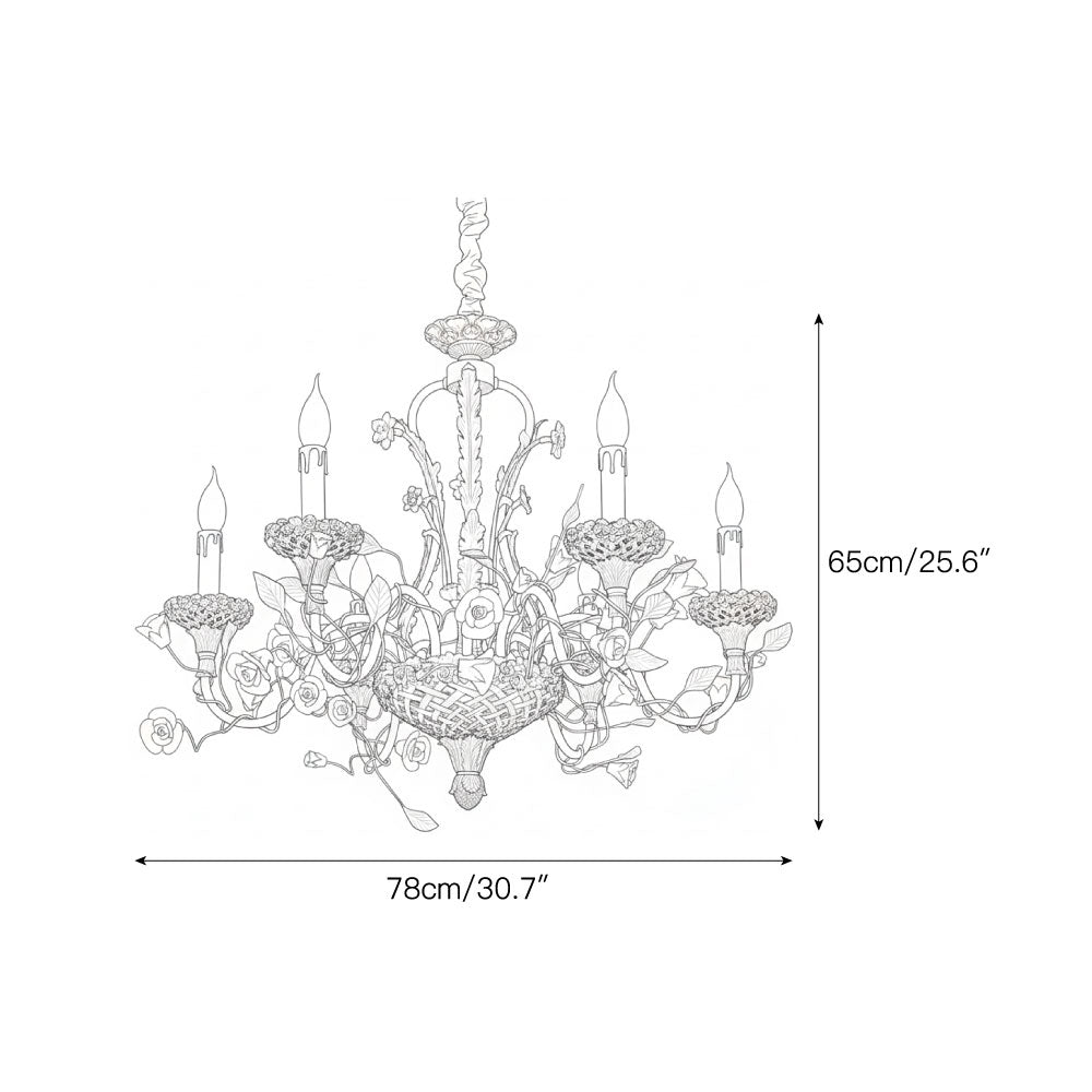 Teriariel Flowers Chandelier