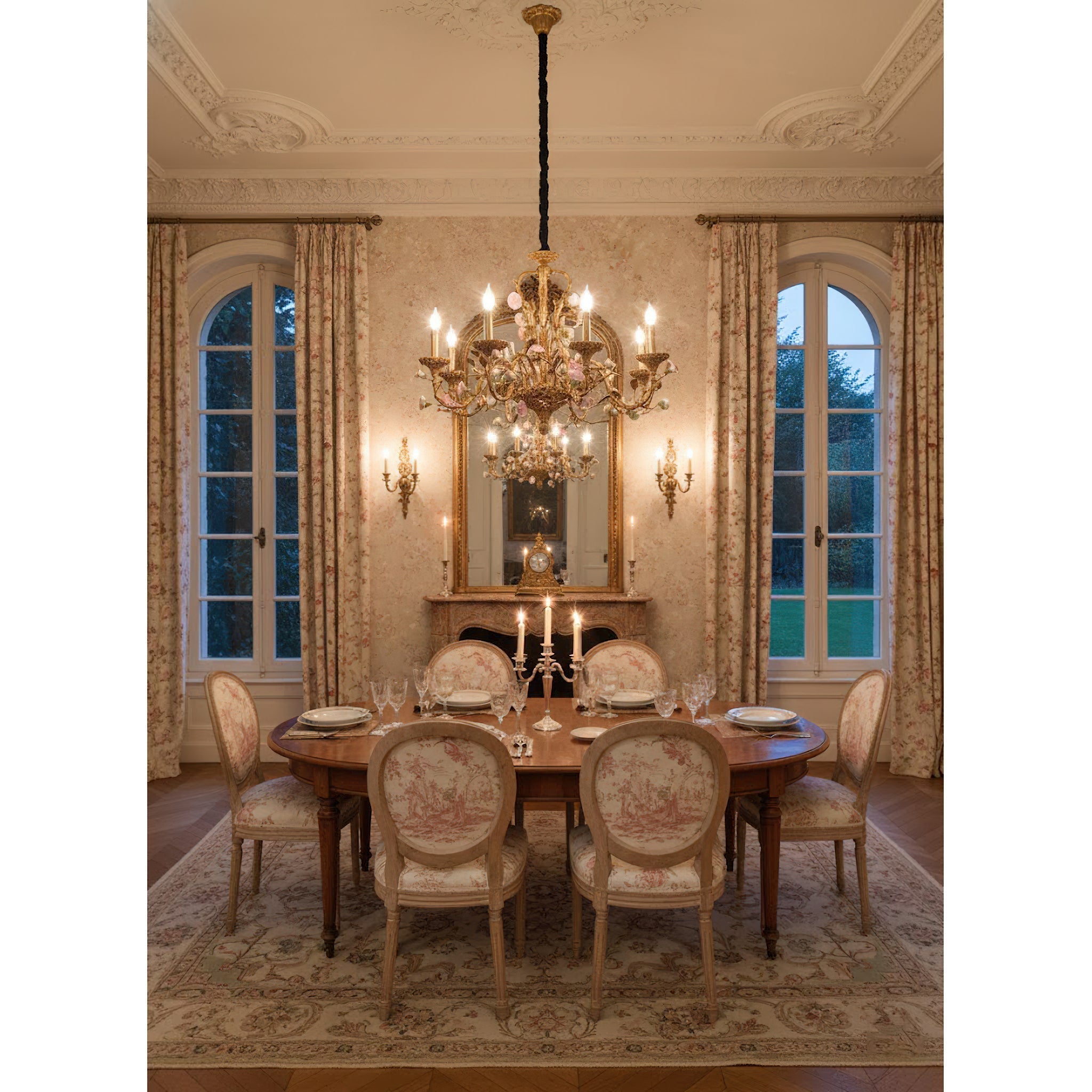 Teriariel Flowers Chandelier