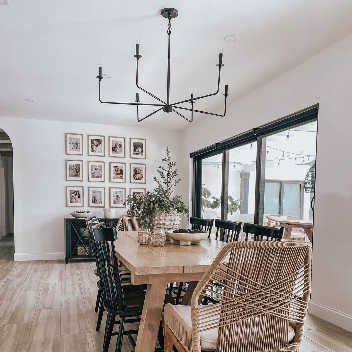 Blikuvyi Modern Industrial Minimalist Metal Chandelier