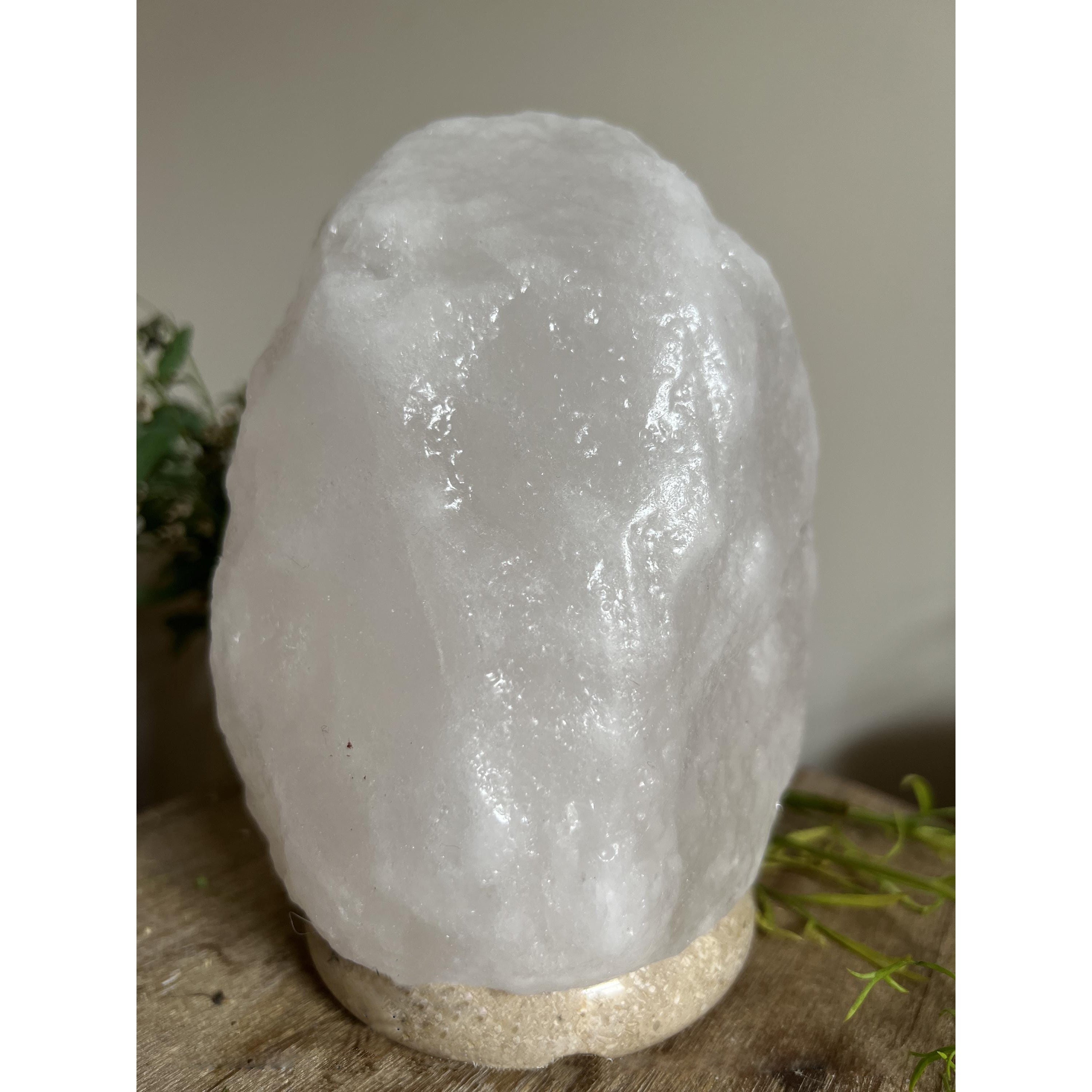 Salt Table Lamp