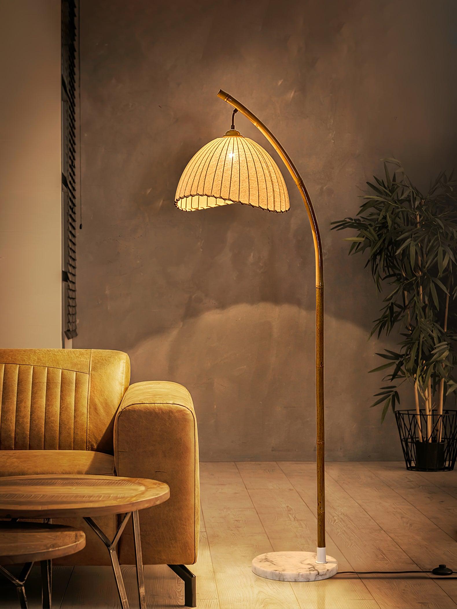 Liveno Minimalist Marble Floor Lamp