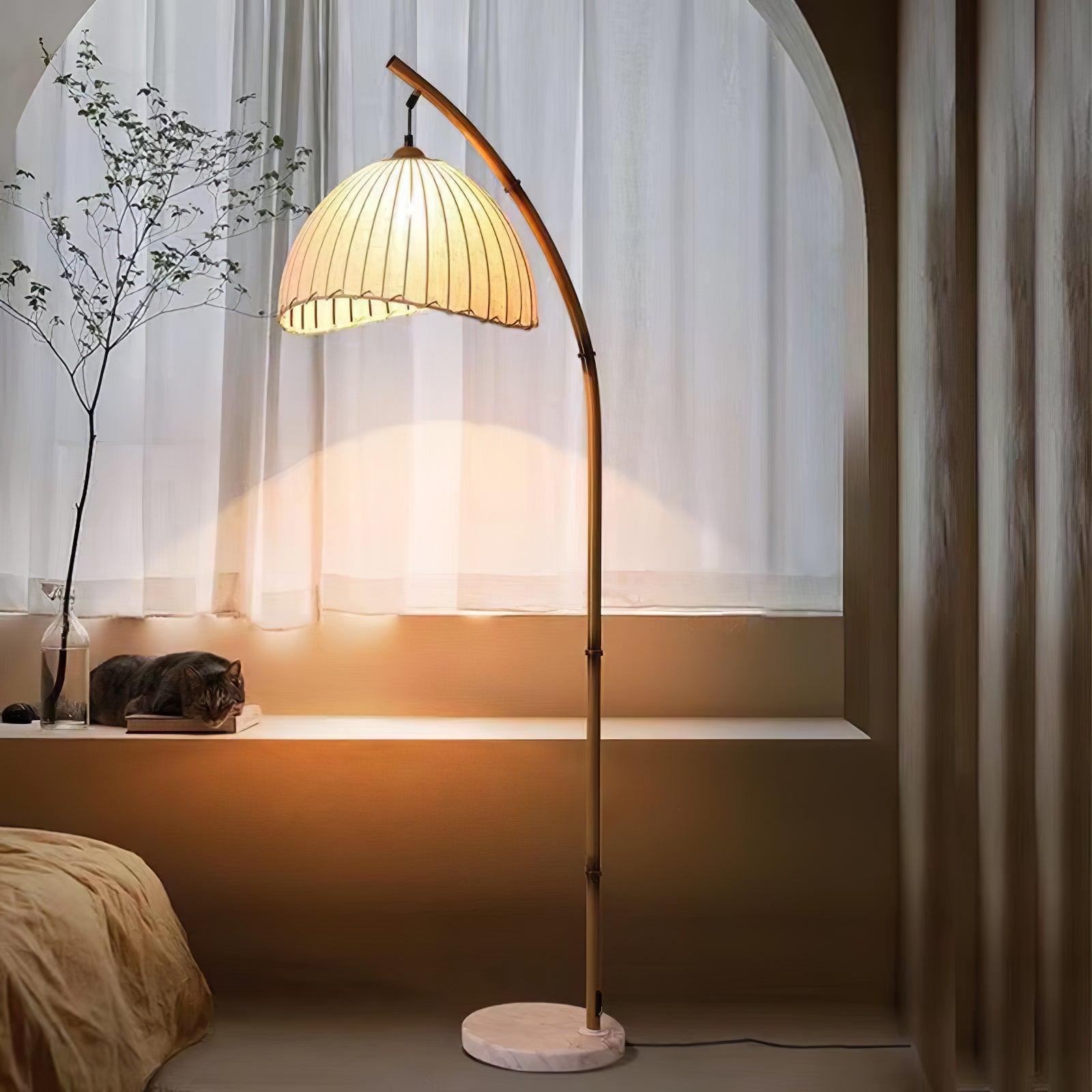Liveno Minimalist Marble Floor Lamp