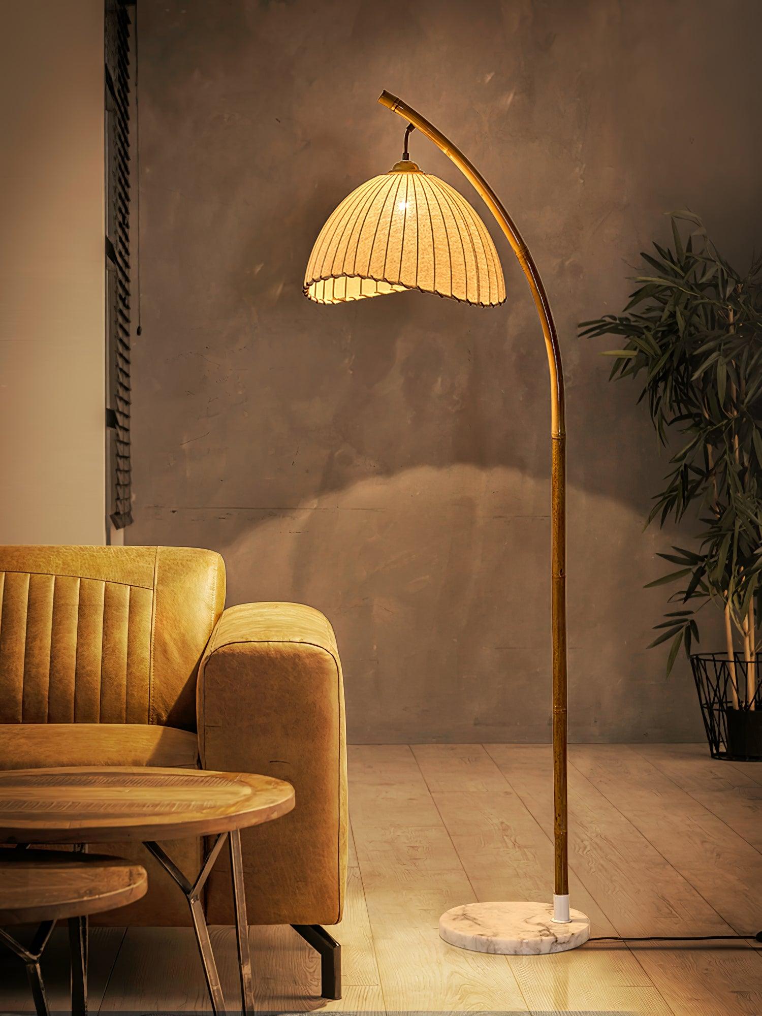 Liveno Minimalist Marble Floor Lamp